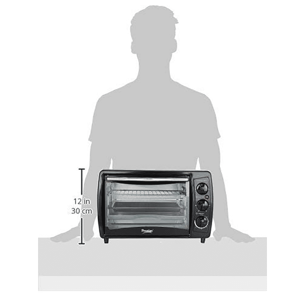 Prestige POTG 19 PCR 19L Oven Toaster Grill with Rotisserie Function (41457, Black)_5