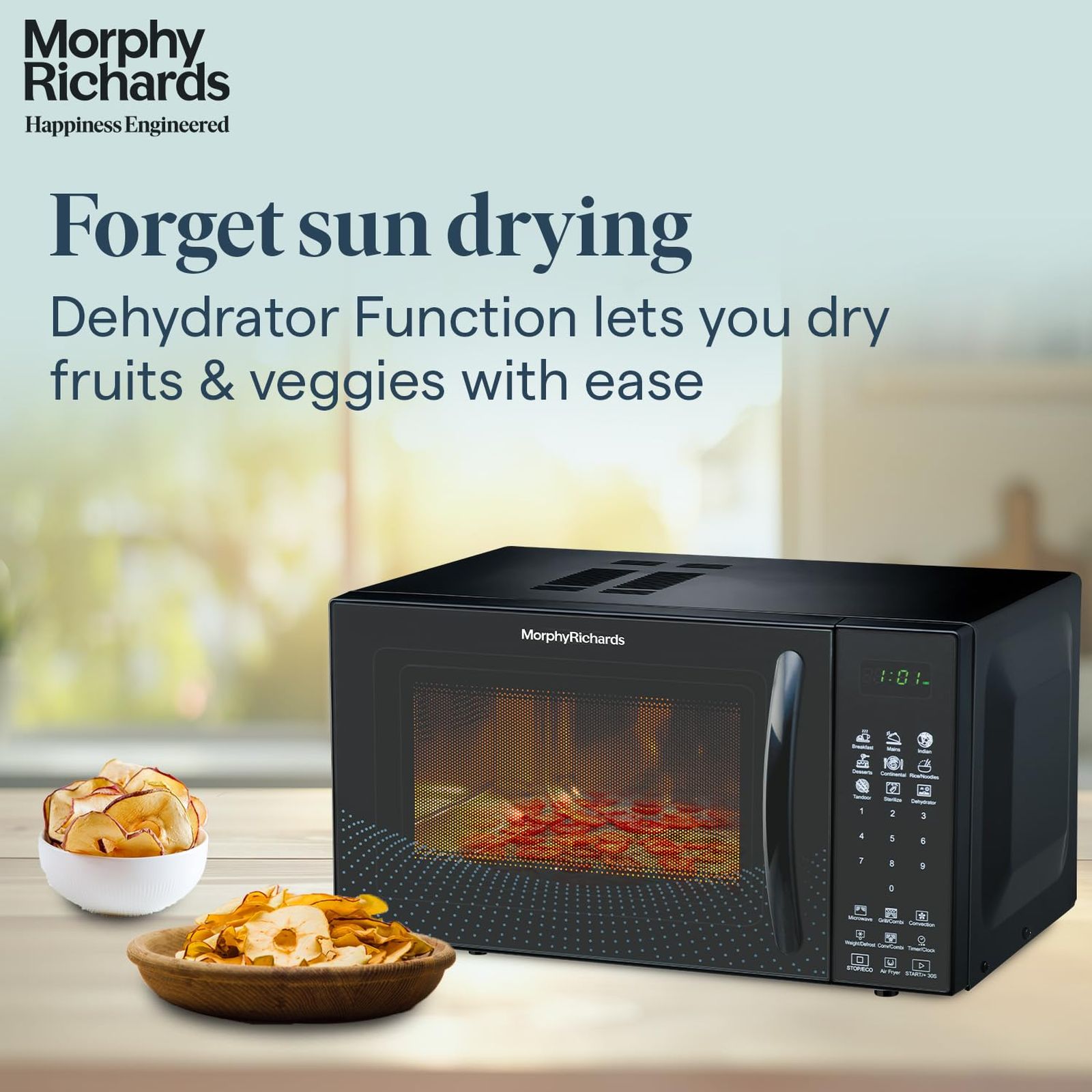 morphy richards Air 23CGAD 23L Convection Microwave Oven with In-Built Air Fryer(Black) morphy richards Air 23CGAD 23L Convection Microwave Oven with In-Built Air Fryer(Black)_7