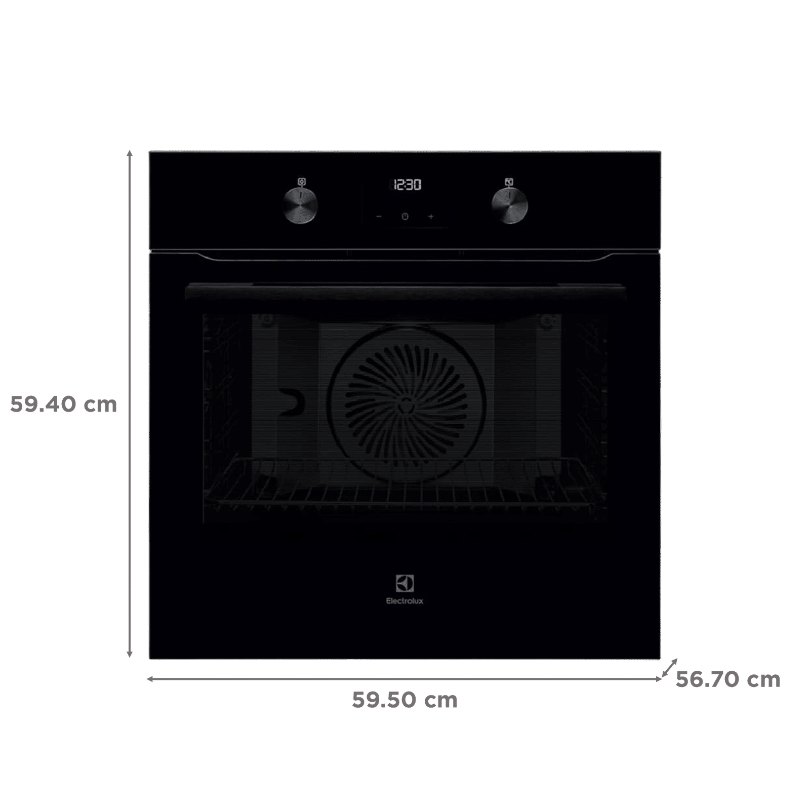 Electrolux Ultimate Taste 500 72L 60cm Built-in Microwave with Pizza Program Technology (KOIGH00KA2, Black)_2