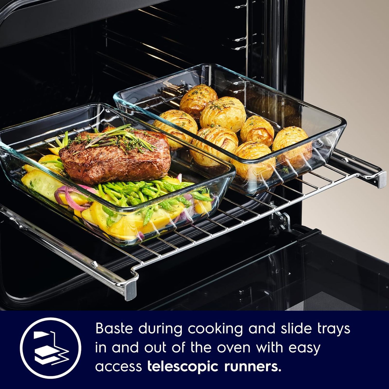 Electrolux Ultimate Taste 500 72L 60cm Built-in Microwave with SteamBake Technology (KODDP71XA, Black) Electrolux Ultimate Taste 500 72L 60cm Built-in Microwave with SteamBake Technology (KODDP71XA, Black)_12