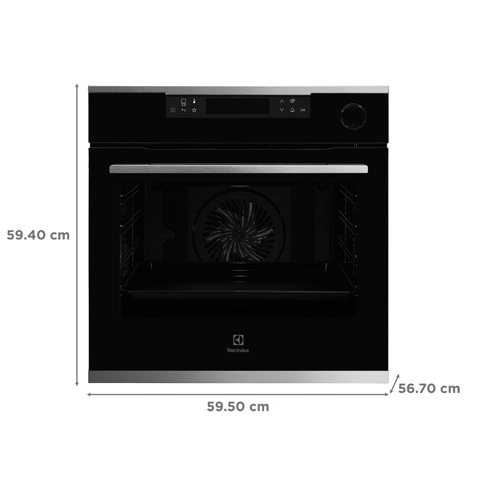 Electrolux UltimateTaste 700 72L 60cm Built-in Microwave with LCD Screen Functions (KOCBP21XA, Black) Electrolux UltimateTaste 700 72L 60cm Built-in Microwave with LCD Screen Functions (KOCBP21XA, Black)_2