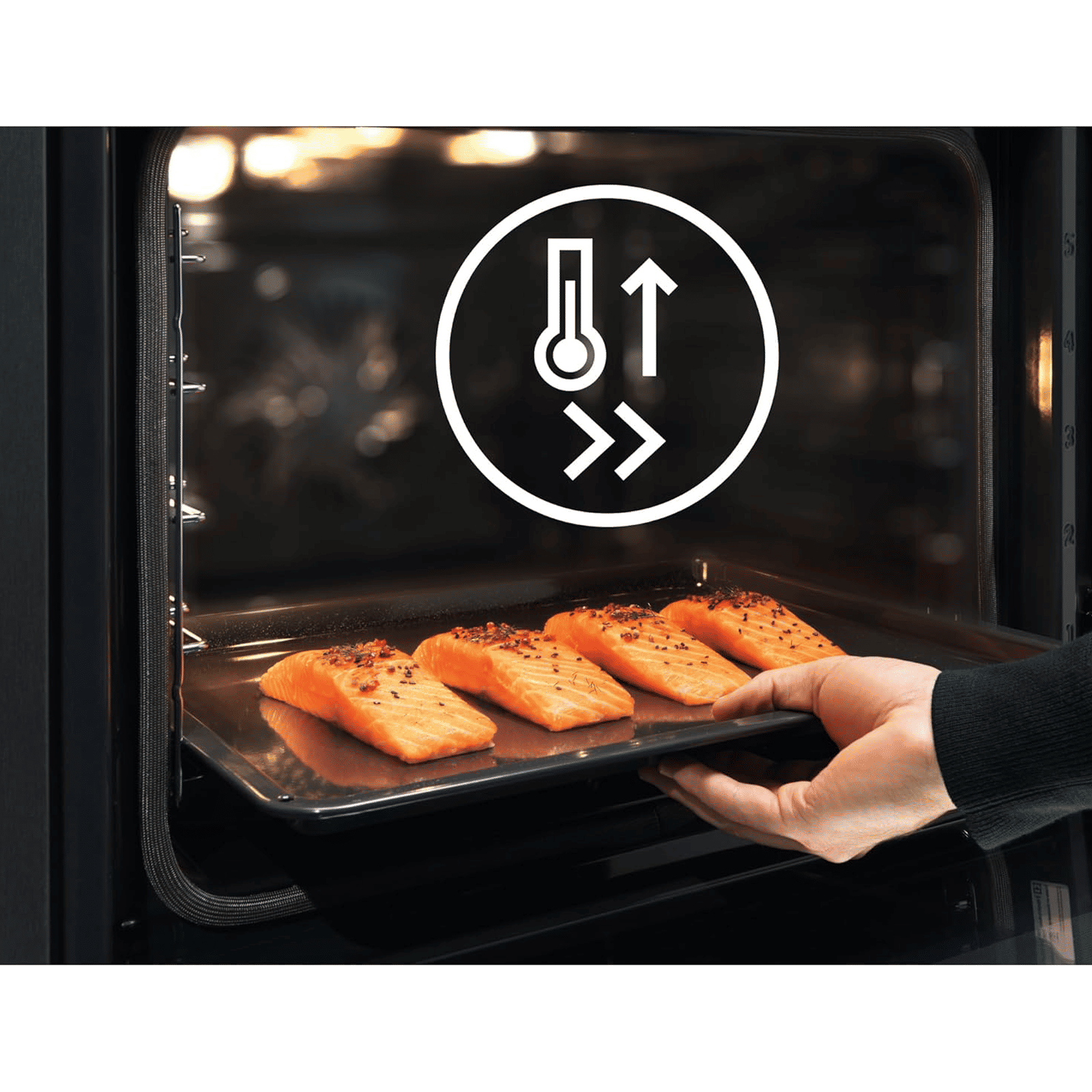 Electrolux UltimateTaste 500 43L 60cm Built-in Microwave with Removable Door (KVLBE00X, Black) Electrolux UltimateTaste 500 43L 60cm Built-in Microwave with Removable Door (KVLBE00X, Black)_7
