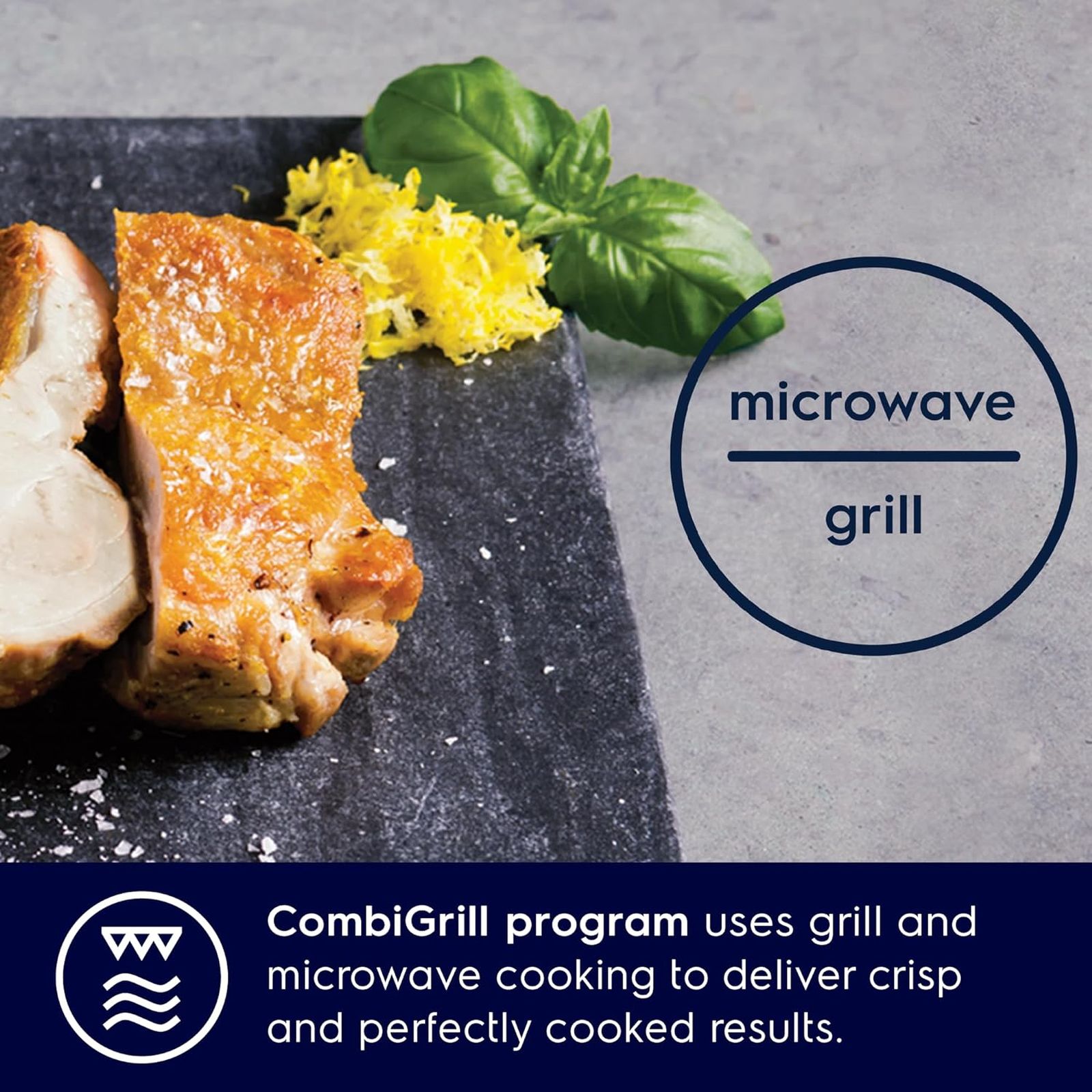 Electrolux UltimateTaste 500 25L 45cm Built-in Grill Microwave with 7 Pre-Set Programs (EMSB25XG, Black) Electrolux UltimateTaste 500 25L 45cm Built-in Grill Microwave with 7 Pre-Set Programs (EMSB25XG, Black)_7