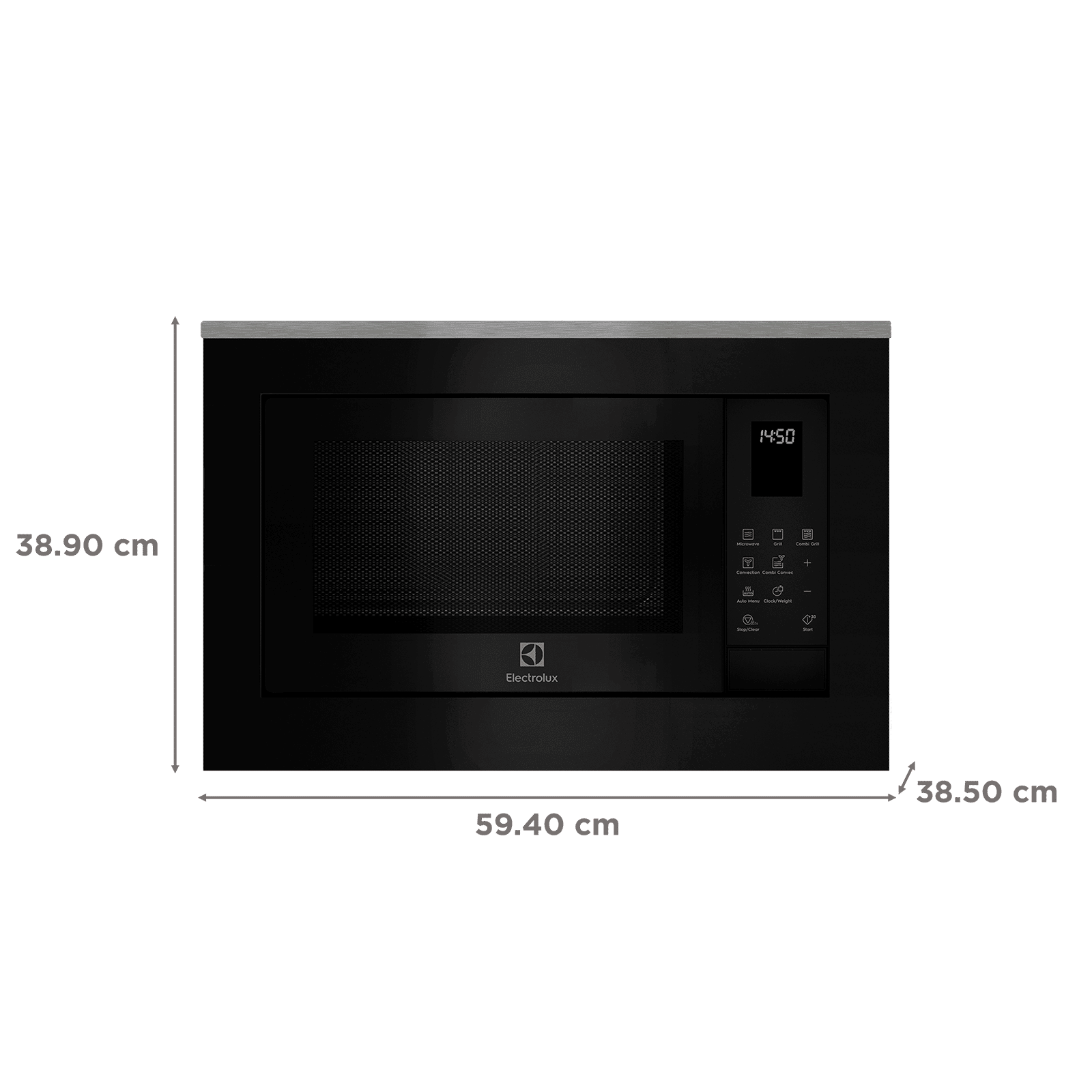 Electrolux UltimateTaste 700 25L Built-in Microwave Oven with CombiGrill Technology (EMSB25XC, Black) Electrolux UltimateTaste 700 25L Built-in Microwave Oven with CombiGrill Technology (EMSB25XC, Black)_2