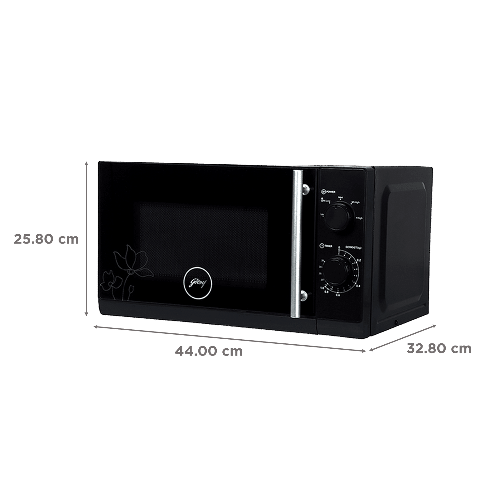 Godrej 20L Solo Microwave Oven with Powder Coated Cavity (GMX 20SA2 BLM, Black) Godrej 20L Solo Microwave Oven with Powder Coated Cavity (GMX 20SA2 BLM, Black)_2