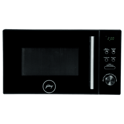 Godrej GMX 20 GA9 PLM 20L Grill Microwave with 111 Autocook Menu (52141502SD00019, Black)