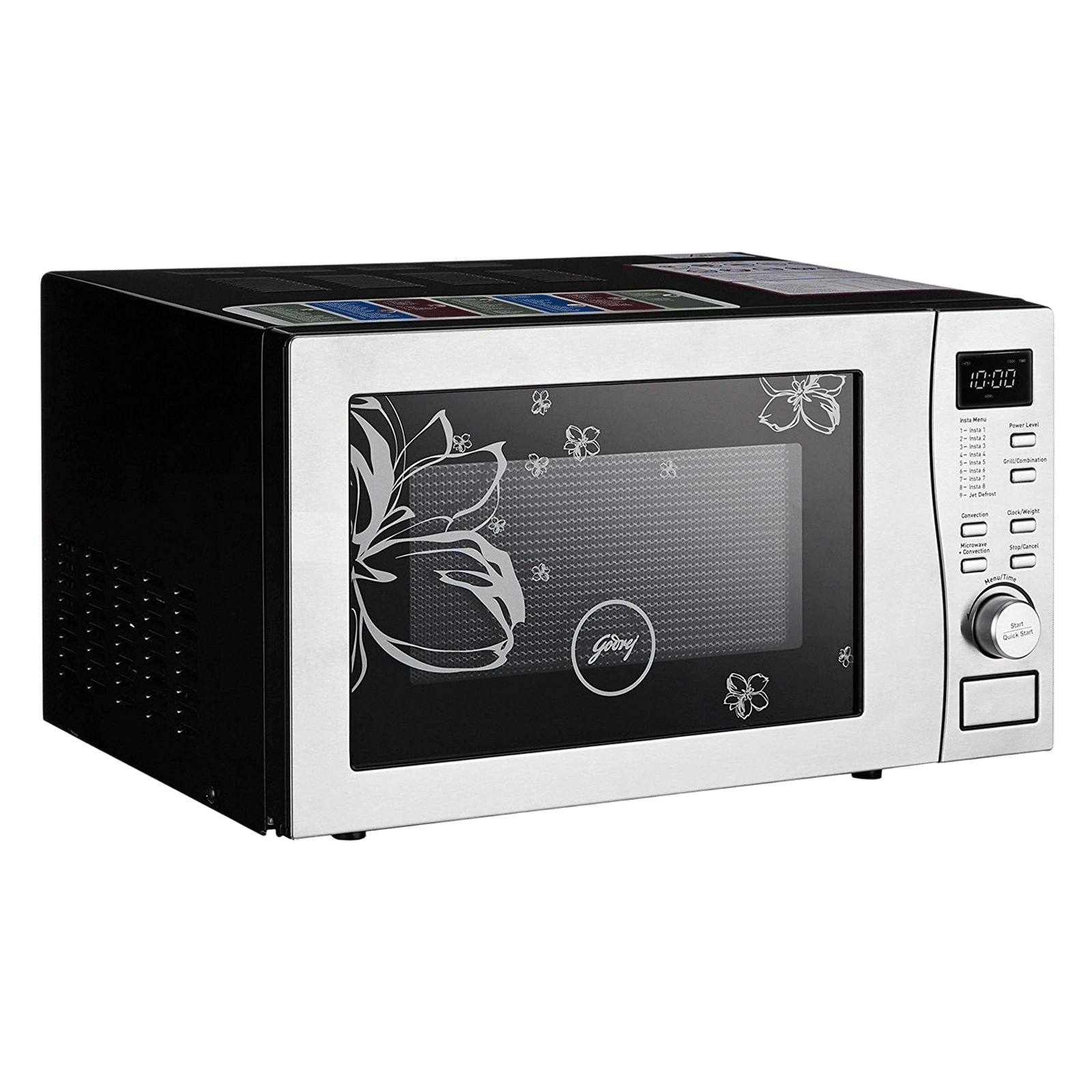 Godrej 19L Convection Microwave Oven with 4 Step Cooking (GMX 519 CP1 PZ , White Rose) Godrej 19L Convection Microwave Oven with 4 Step Cooking (GMX 519 CP1 PZ , White Rose)_8