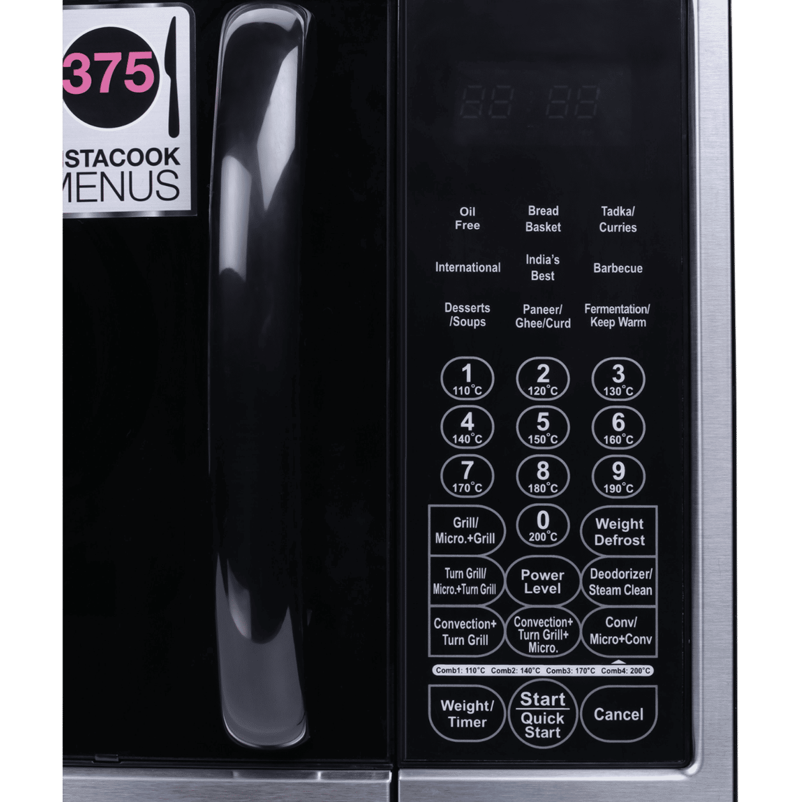 Godrej 30L Convection & Grill Microwave Oven with 375 Auto Cook Menu (GME 730 CR1 PZ, Wine Lily)_4