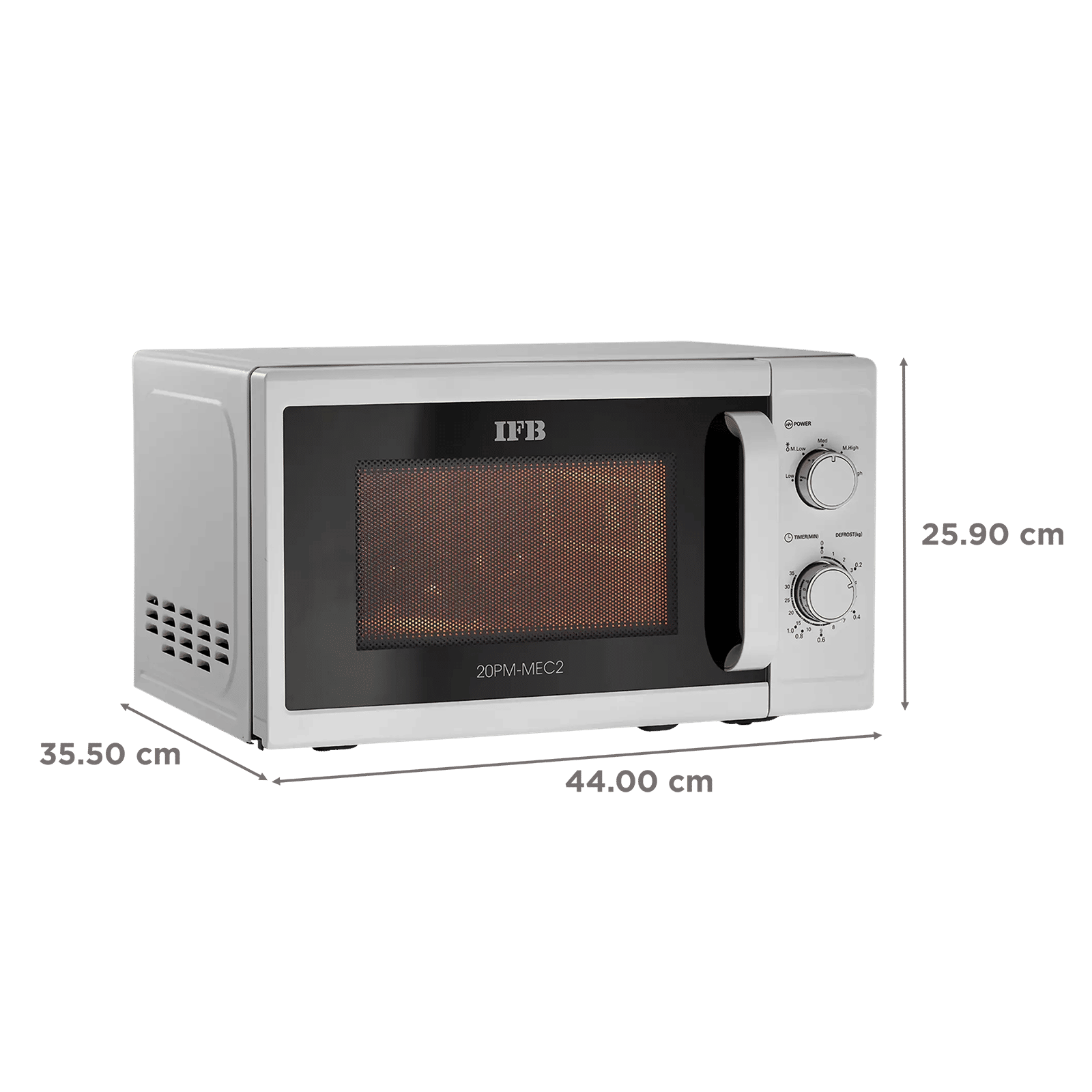 IFB 20L Solo Microwave Oven with Timer Option (20PM-MEC2, White)_2