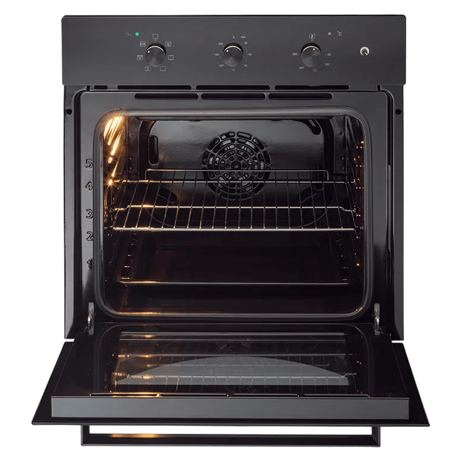 KAFF 83L 60cm Built in Oven with Rotary Control Dials (OV83ML7, Black)_5