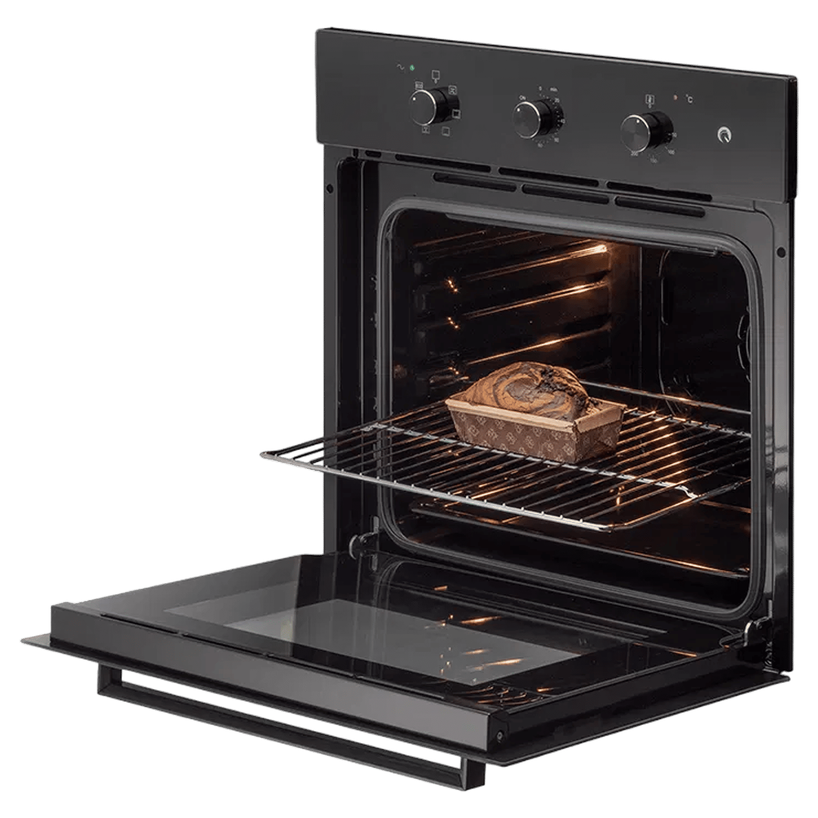 KAFF 83L 60cm Built in Oven with Rotary Control Dials (OV83ML7, Black)_7