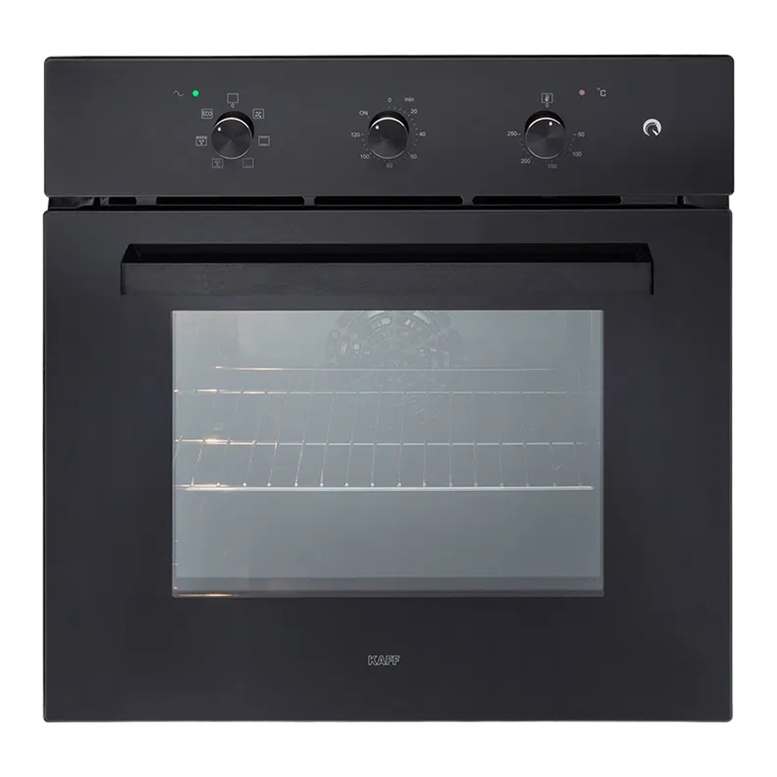KAFF 83L 60cm Built in Oven with Rotary Control Dials (OV83ML7, Black)_1