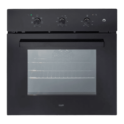 KAFF 83L 60cm Built in Oven with Rotary Control Dials (OV83ML7, Black)