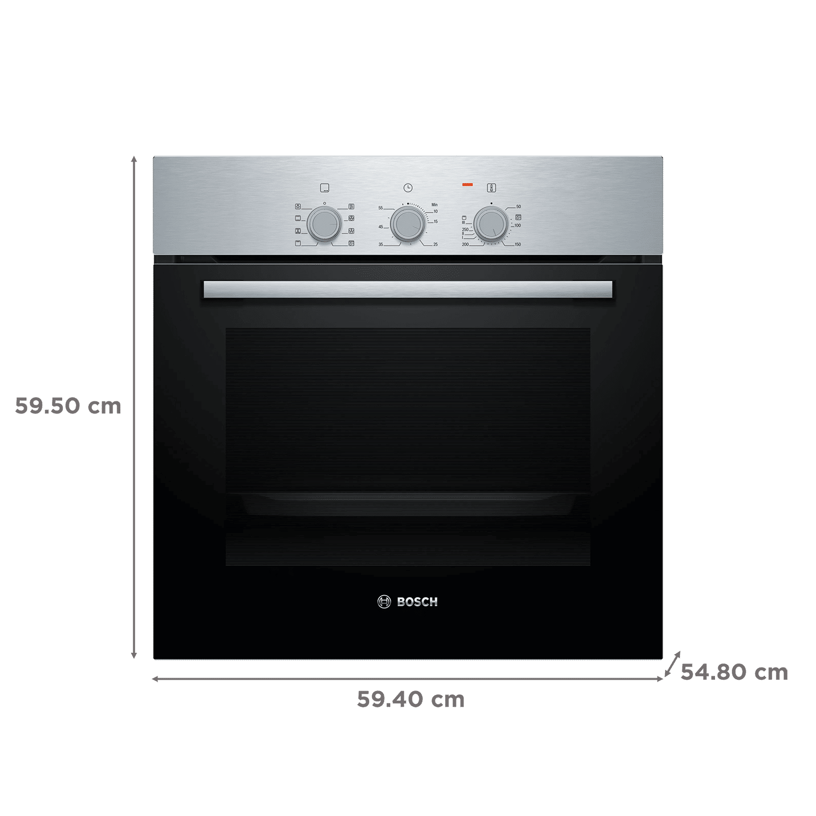 BOSCH Series 2 66L 60cm Built-in Microwave with Conventional Heat (HBF031BR0I, Stainless Steel) BOSCH Series 2 66L 60cm Built-in Microwave with Conventional Heat (HBF031BR0I, Stainless Steel)_2