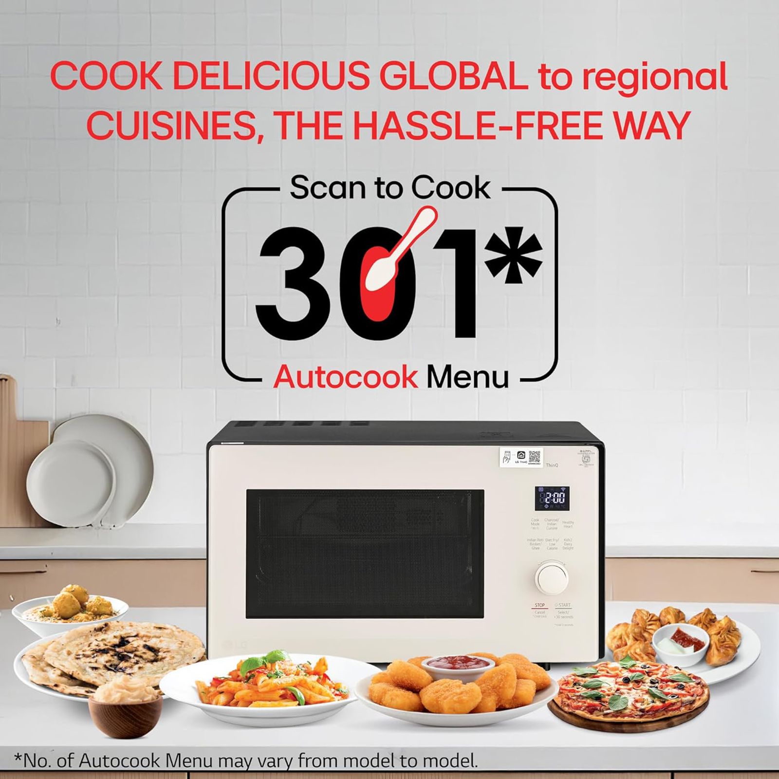 LG 28L Smart Charcoal Convection Microwave with Diet Fry Technology (MJEN286UBW, Beige & Black)_17