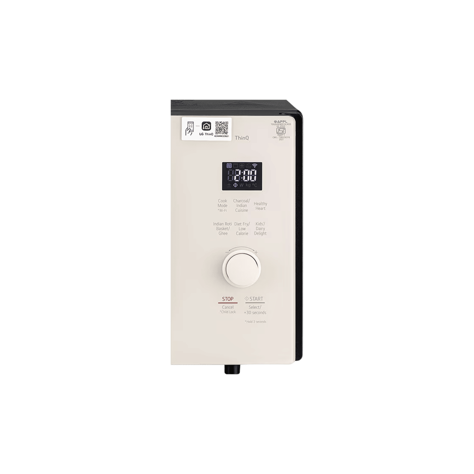 LG 28L Smart Charcoal Convection Microwave with Diet Fry Technology (MJEN286UBW, Beige & Black)_4