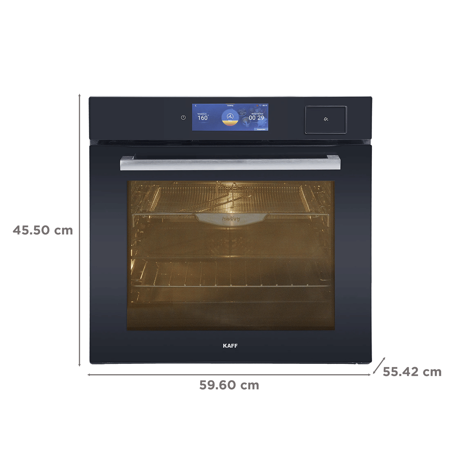 KAFF 81L Built-in Oven with 3 Layer Glass Door (OV81AMSTF, Black) KAFF 81L Built-in Oven with 3 Layer Glass Door (OV81AMSTF, Black)_2