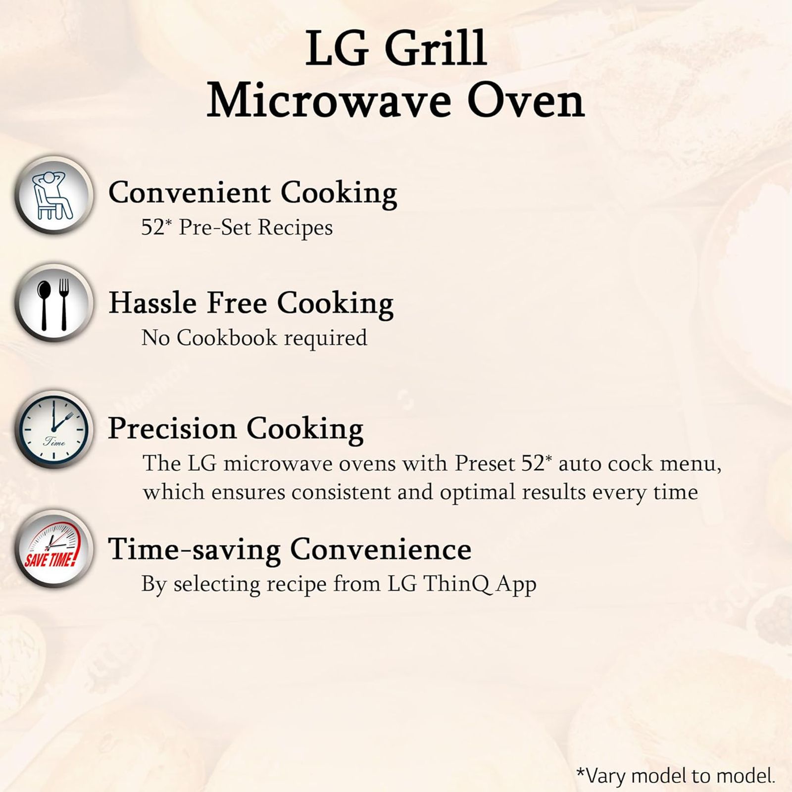 LG 20L Grill Microwave with i-Wave Technology (MH2044DB, Black) LG 20L Grill Microwave with i-Wave Technology (MH2044DB, Black)_18