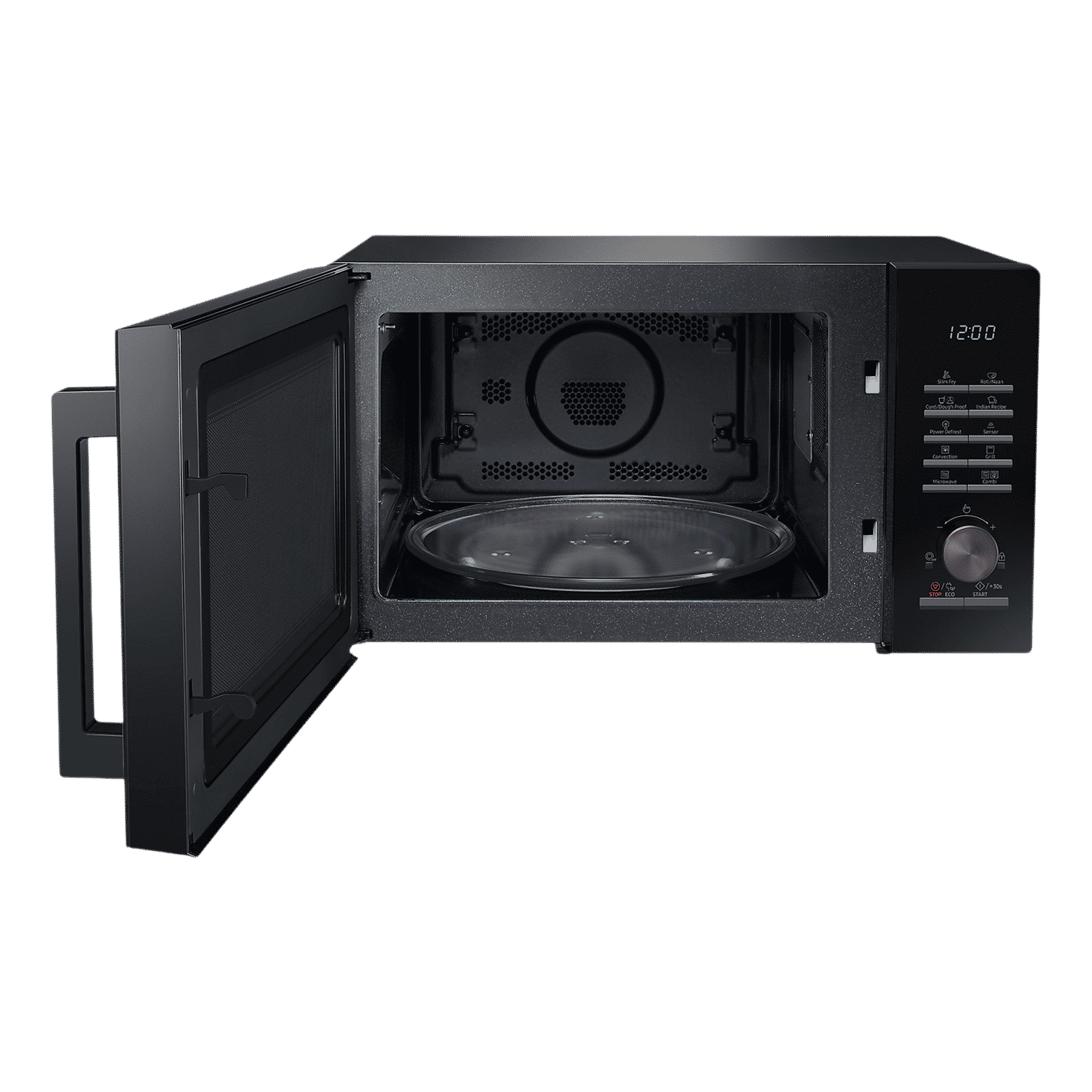 SAMSUNG 28L Convention Oven with SLIM FRY Technology (MC28A5145VR/TL, Black Rhythmic Twirl)_5