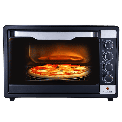 Croma 63L Oven Toaster Grill with 360 Degree Hot Air Circulation (Black)