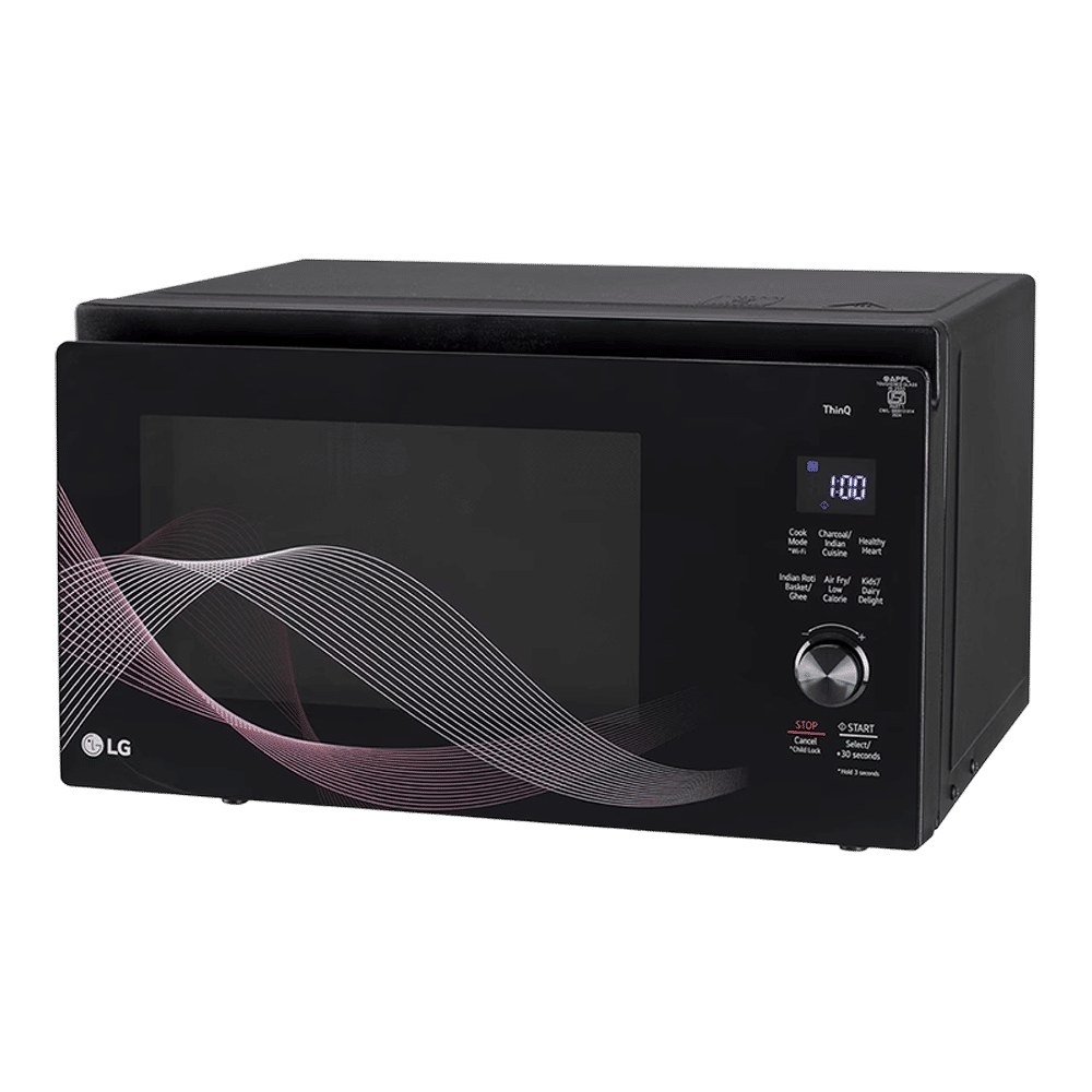 LG 32L Charcoal Convection Microwave Oven with Air Fry Technology (Black)_4