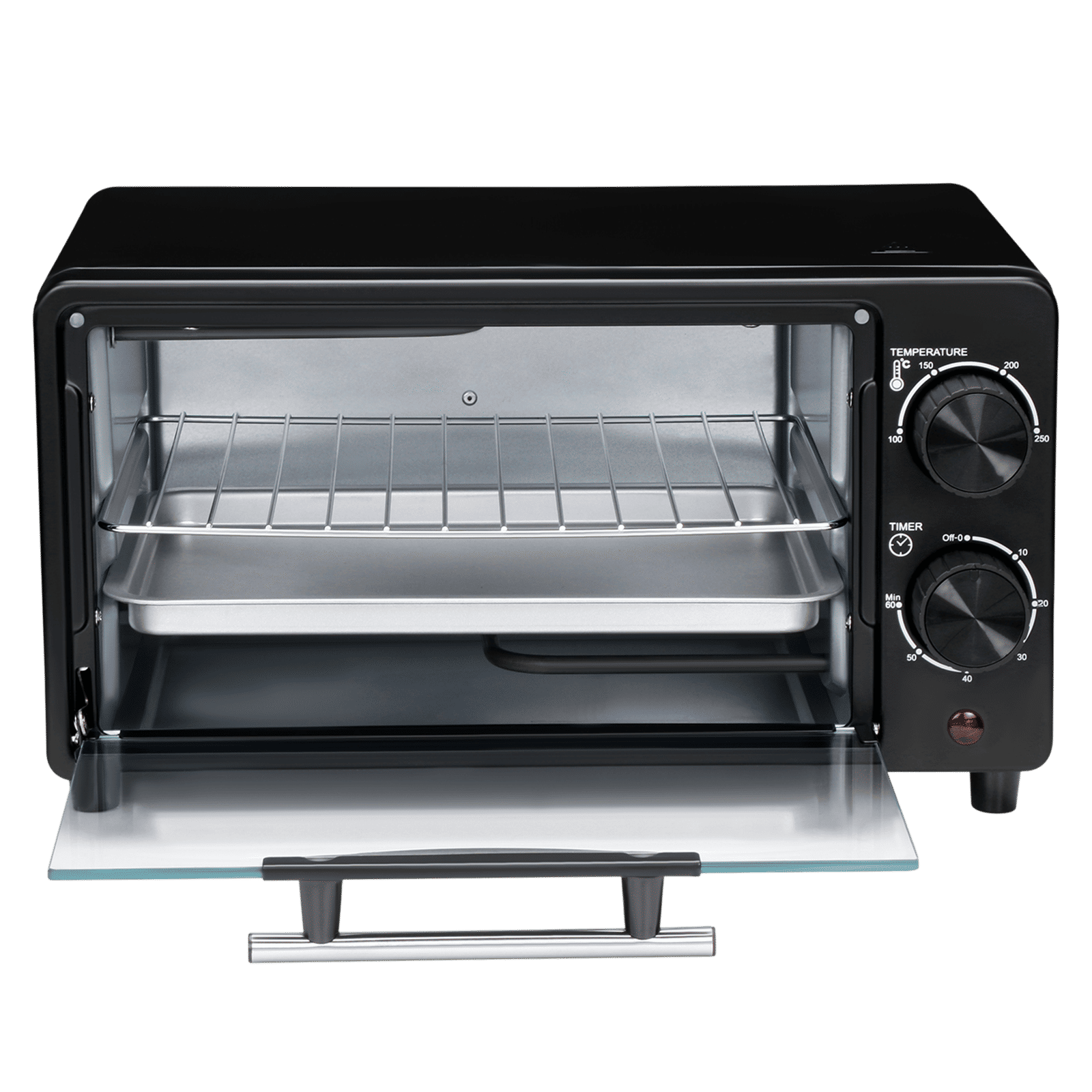 Croma 10L Oven Toaster Grill with Adjustable Thermostat (Black)_8
