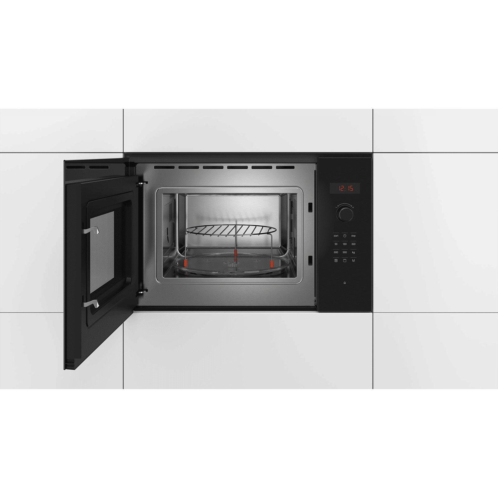 BOSCH Series 6 25L Built-in Microwave Oven with Grill (Black) BOSCH Series 6 25L Built-in Microwave Oven with Grill (Black)_3