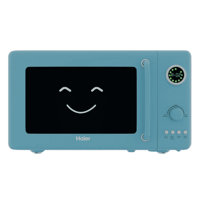 Haier Vogue 20L Solo Microwave Oven with 12 Autocook Menus (HIL20V1MBPD, Blue)