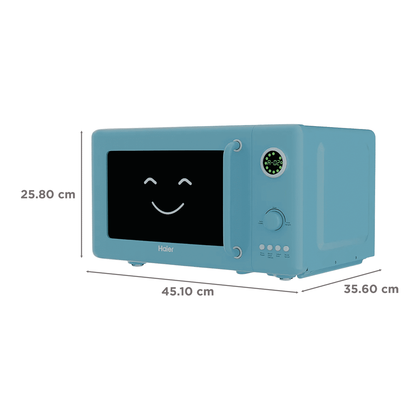 Haier Vogue 20L Solo Microwave Oven with 12 Autocook Menus (HIL20V1MBPD, Blue) Haier Vogue 20L Solo Microwave Oven with 12 Autocook Menus (HIL20V1MBPD, Blue)_2
