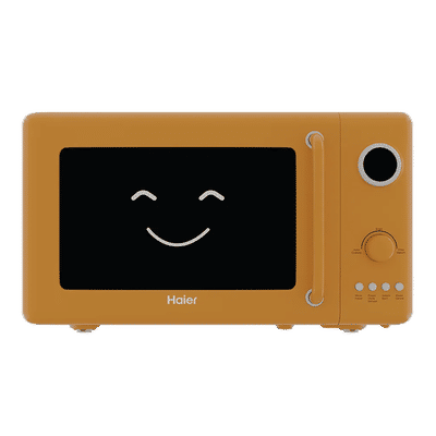 Haier Vogue 20L Solo Microwave Oven with 12 Autocook Menus (HIL20V1MOPD, Orange)