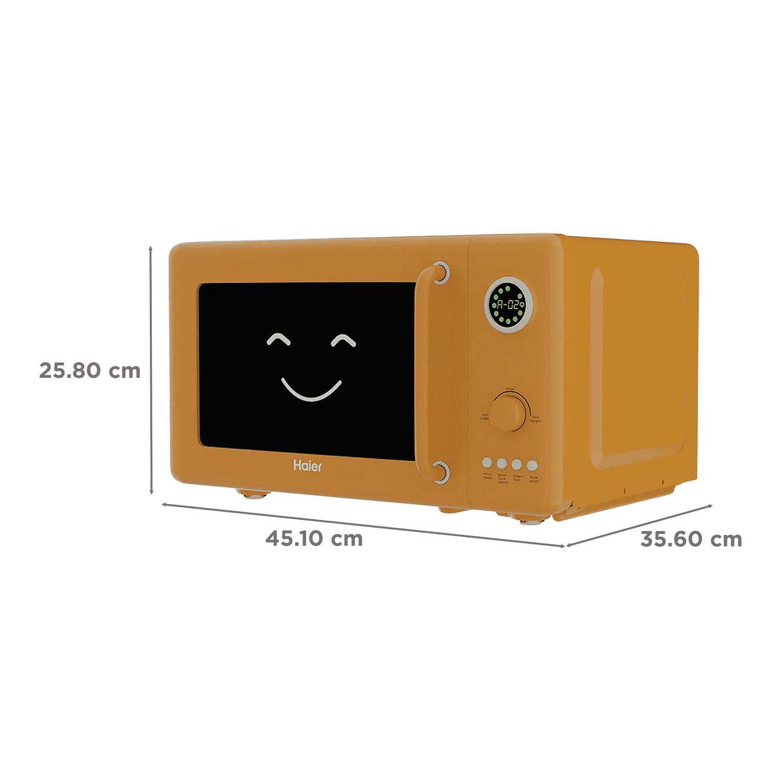 Haier Vogue 20L Solo Microwave Oven with 12 Autocook Menus (HIL20V1MOPD, Orange) Haier Vogue 20L Solo Microwave Oven with 12 Autocook Menus (HIL20V1MOPD, Orange)_2