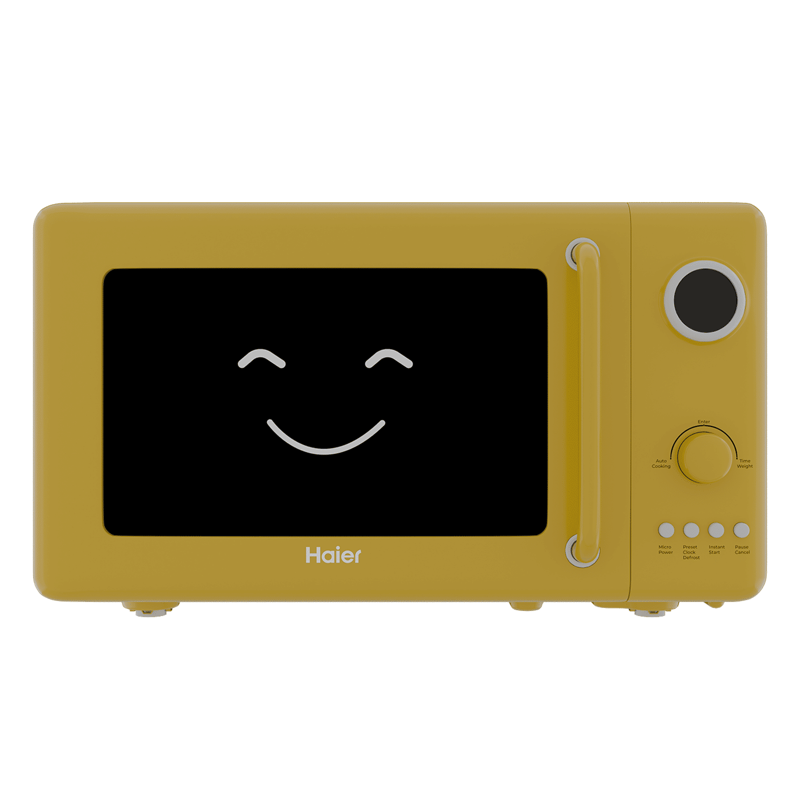 Haier Vogue 20L Solo Microwave Oven with 12 Autocook Menus (HIL20V1MYPD, Yellow) Haier Vogue 20L Solo Microwave Oven with 12 Autocook Menus (HIL20V1MYPD, Yellow)_1
