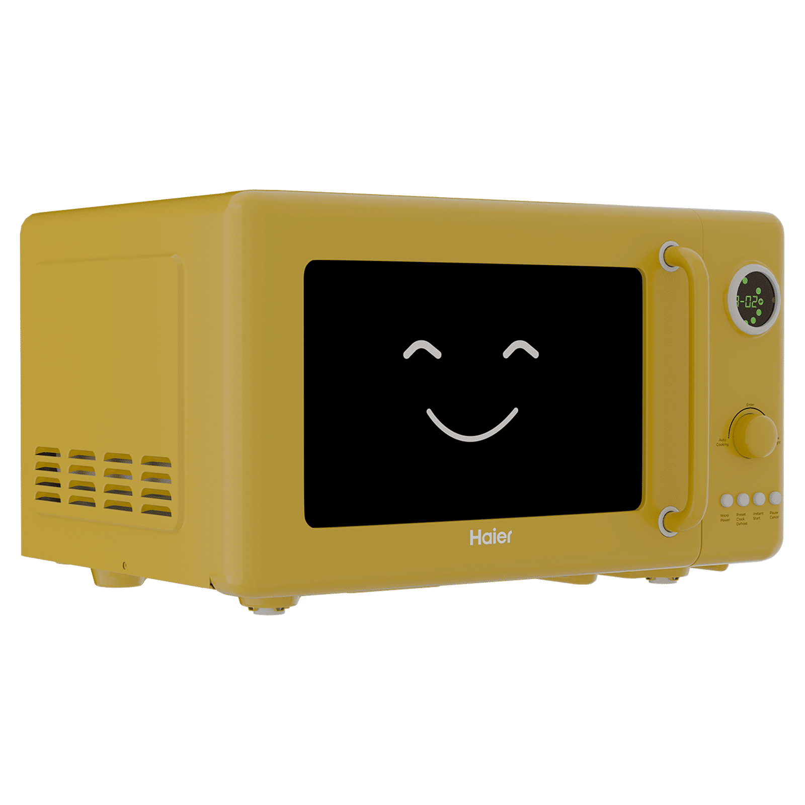 Haier Vogue 20L Solo Microwave Oven with 12 Autocook Menus (HIL20V1MYPD, Yellow) Haier Vogue 20L Solo Microwave Oven with 12 Autocook Menus (HIL20V1MYPD, Yellow)_4