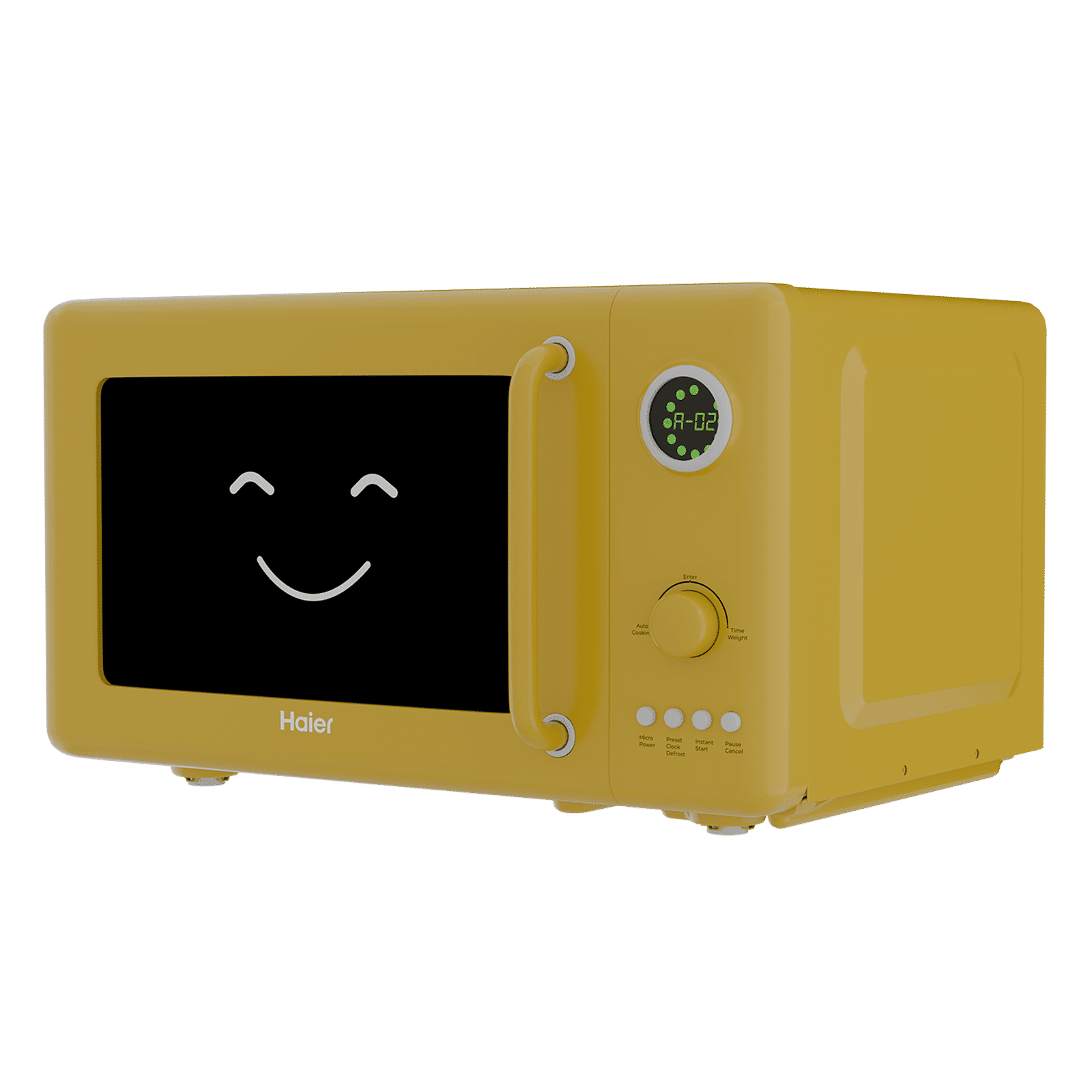 Haier Vogue 20L Solo Microwave Oven with 12 Autocook Menus (HIL20V1MYPD, Yellow) Haier Vogue 20L Solo Microwave Oven with 12 Autocook Menus (HIL20V1MYPD, Yellow)_5