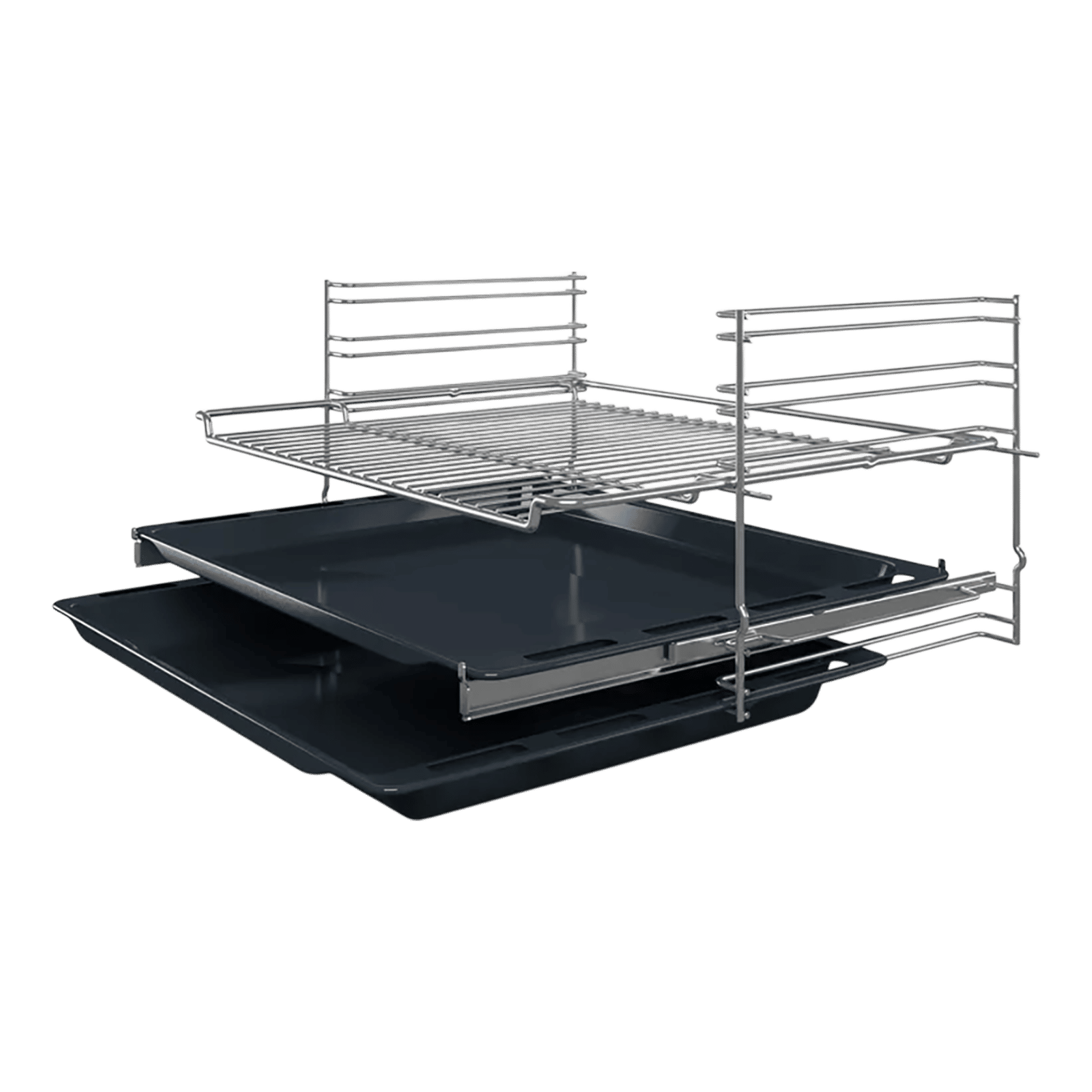 BOSCH Series 4 66L Built-in Oven with 6 Heating Modes (Black)_6
