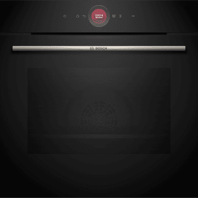 Bosch Series 8 71L 60cm Built-in Oven with HomeConnect Technology (HBG7341B1, Black)