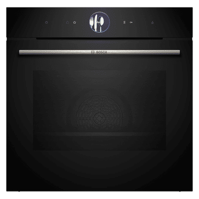 Bosch Series 8 71L 60cm Built-in Oven with HomeConnect Technology (HSG7361B1, Black)
