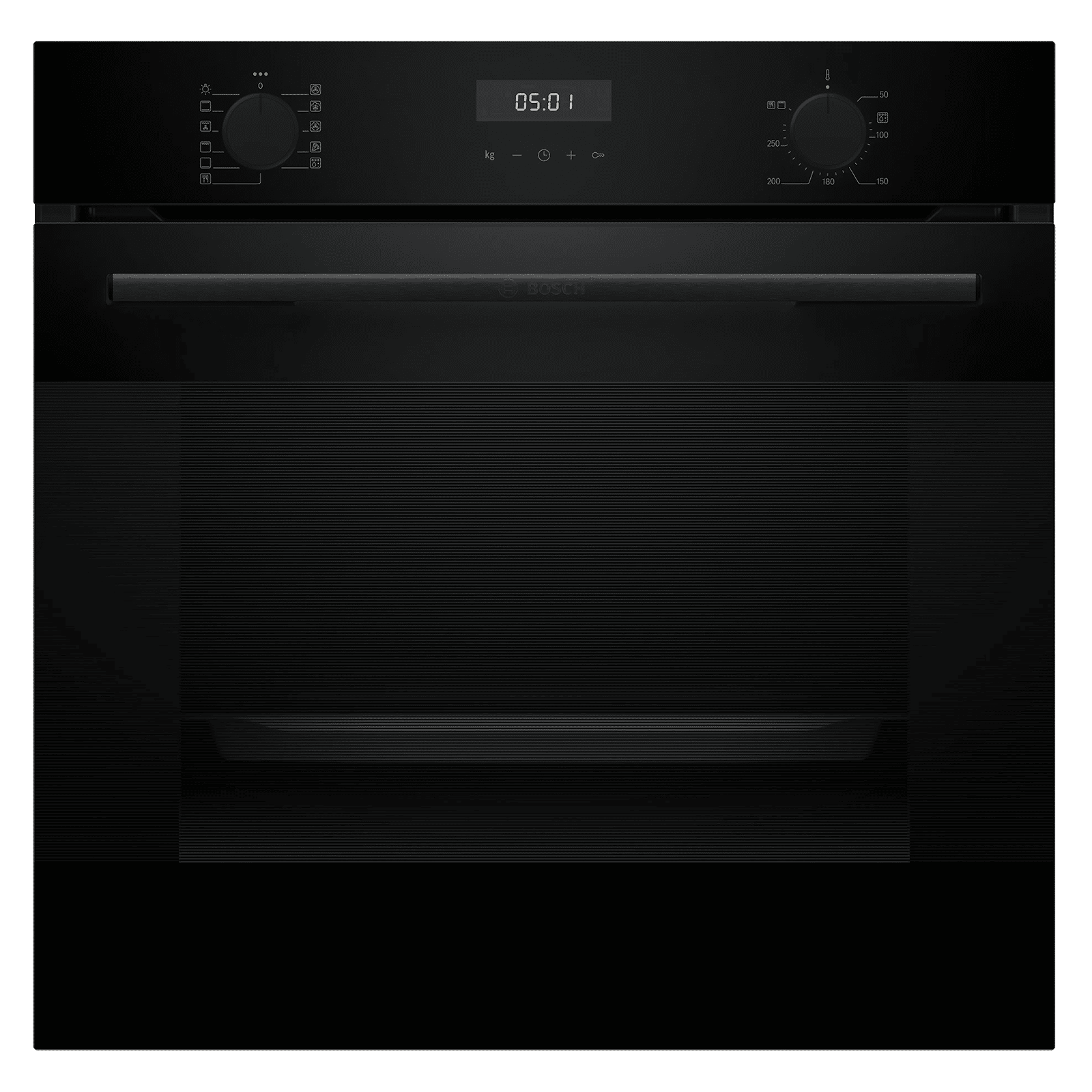 Bosch Series 4 76L 60cm Built-in Oven with Hot Air Safety Fan (HUA717BA0I, Black) Bosch Series 4 76L 60cm Built-in Oven with Hot Air Safety Fan (HUA717BA0I, Black)_1