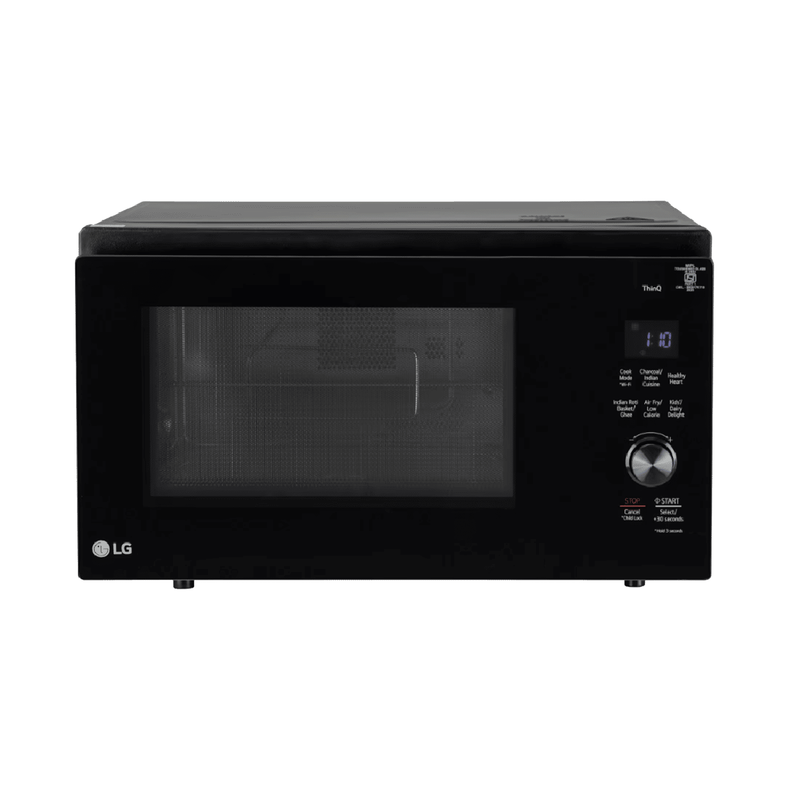 LG 32L Smart Charcoal Convection Microwave with Air Fry (MJEN326ULWF, Black) LG 32L Smart Charcoal Convection Microwave with Air Fry (MJEN326ULWF, Black)_1