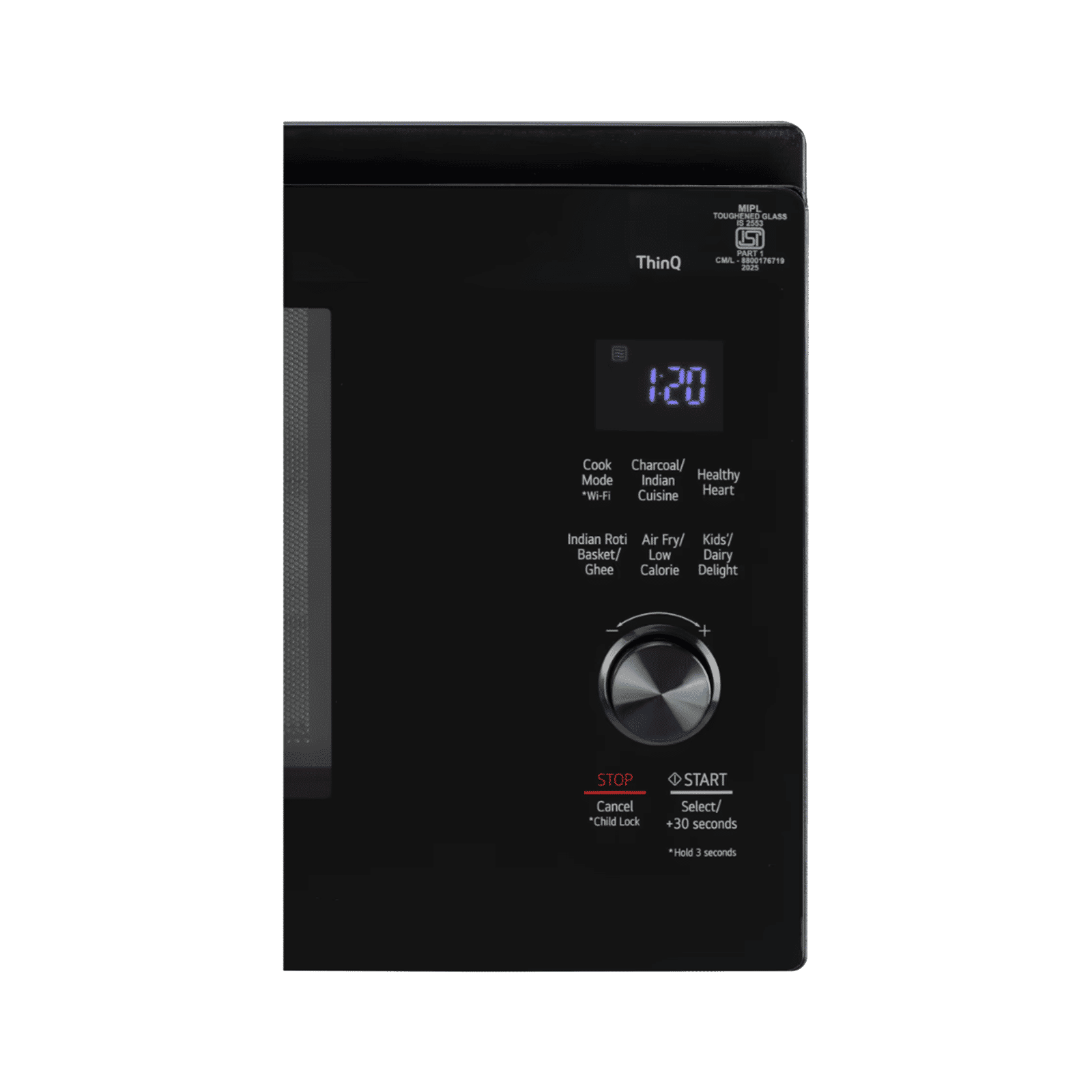LG 32L Smart Charcoal Convection Microwave with Air Fry (MJEN326ULWF, Black) LG 32L Smart Charcoal Convection Microwave with Air Fry (MJEN326ULWF, Black)_2