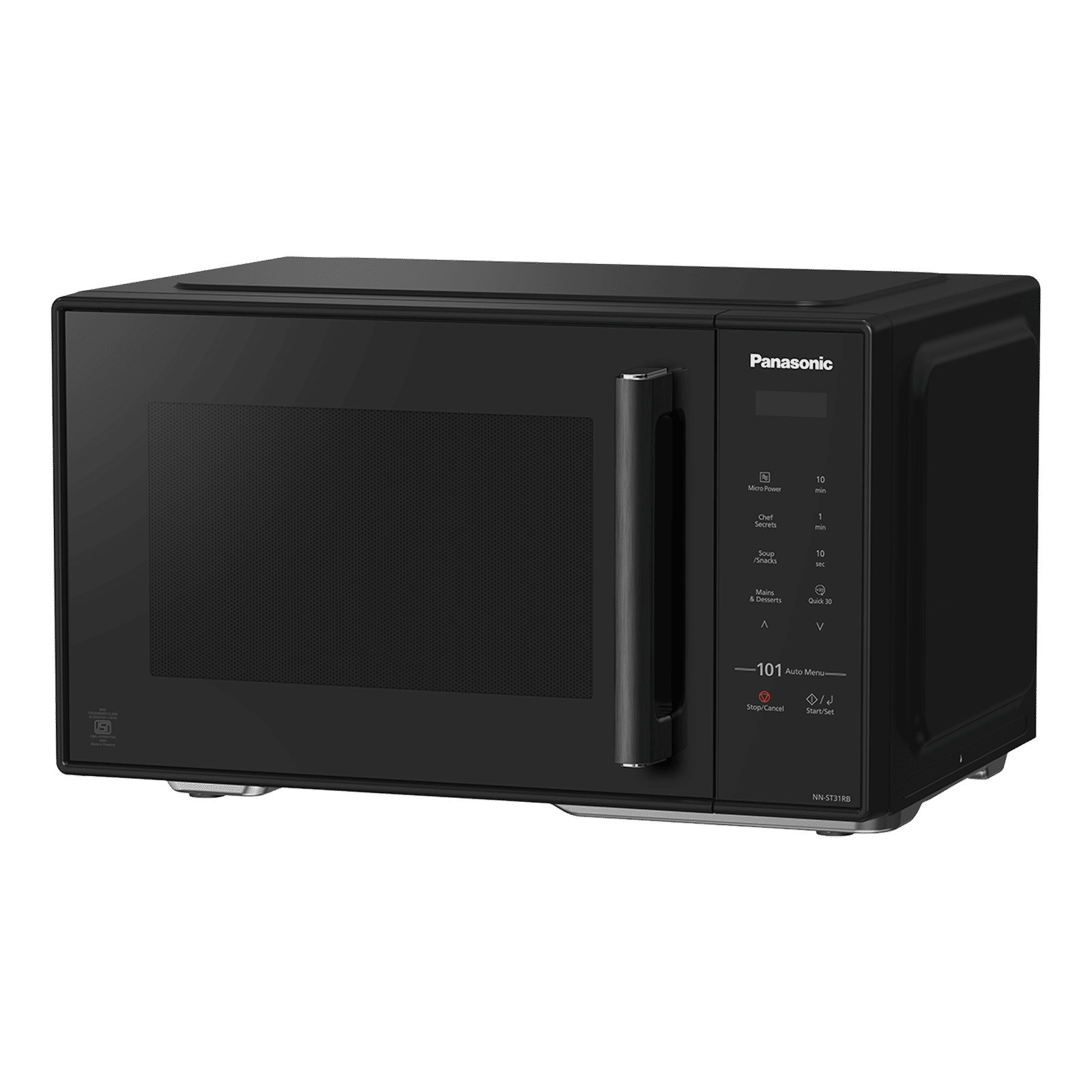 Panasonic 25L Solo Microwave with 101 Autocook Menus (NN-ST31RBFDG, Black)_3