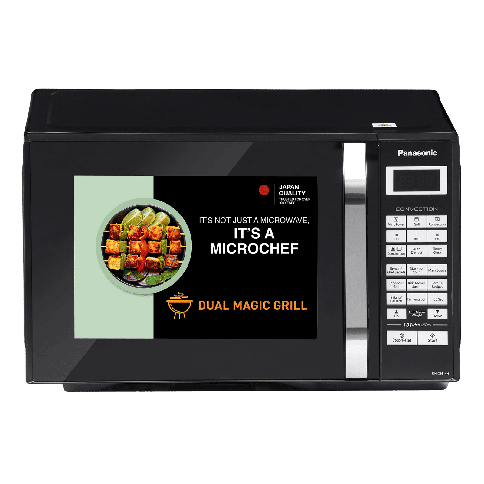 Panasonic 29L Convection Microwave with Dual Magic Grill (NN-CT614NBFG, Black)_1