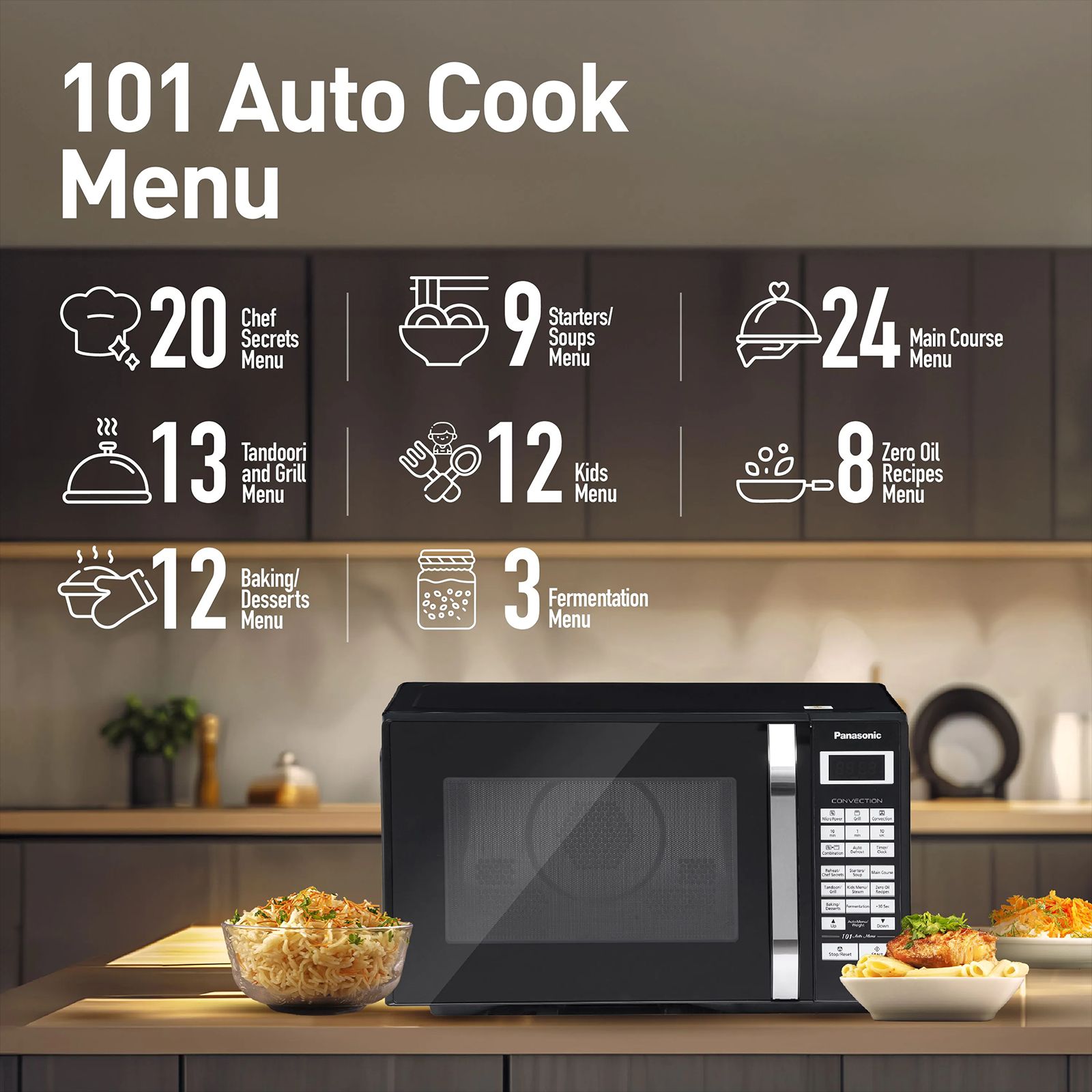 Panasonic 29L Convection Microwave with Dual Magic Grill (NN-CT614NBFG, Black)_7