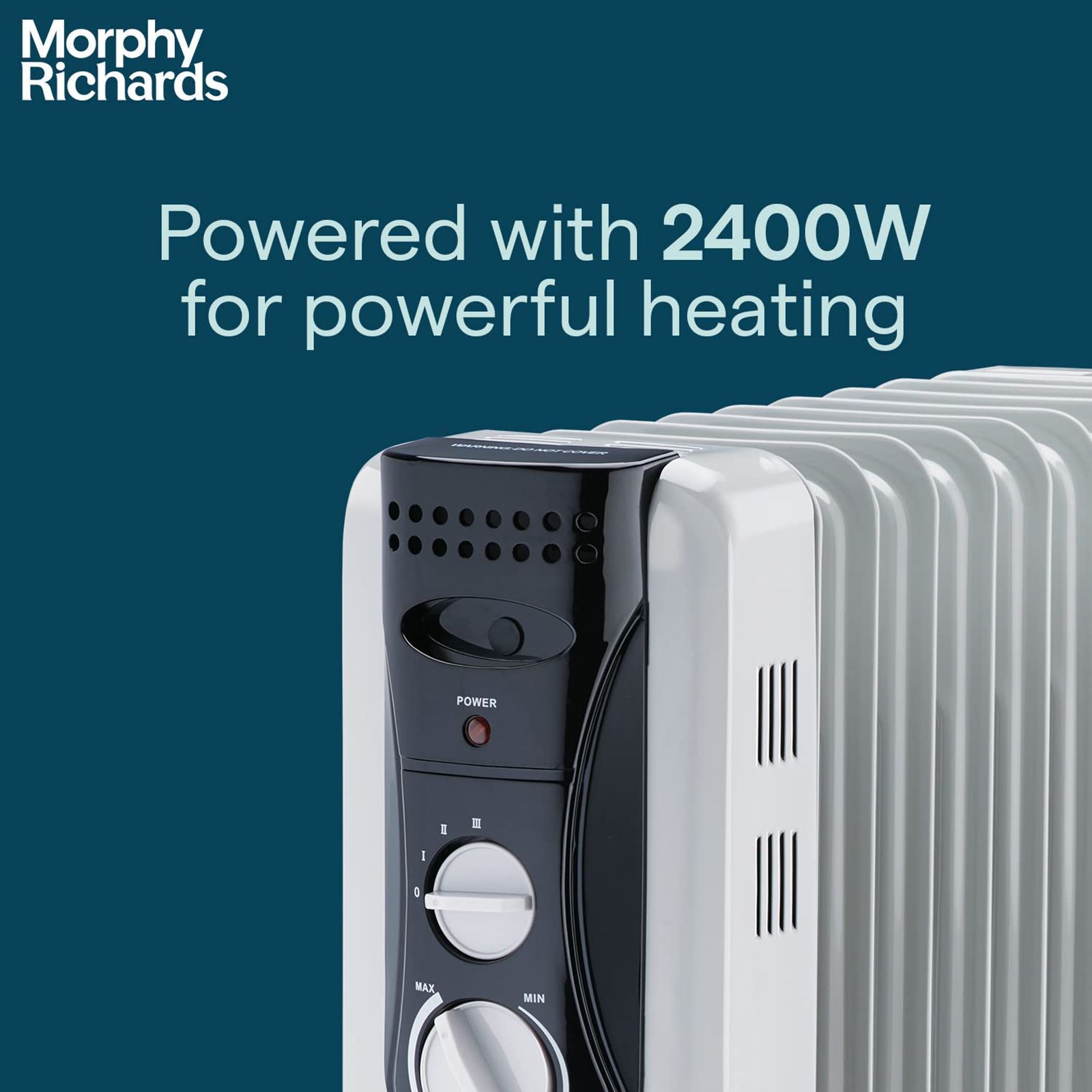 morphy richards 2400W Oil Filled Radiator Room Heater with 9 Fins (Adjustable Thermostat morphy richards 2400W Oil Filled Radiator Room Heater with 9 Fins (Adjustable Thermostat_9