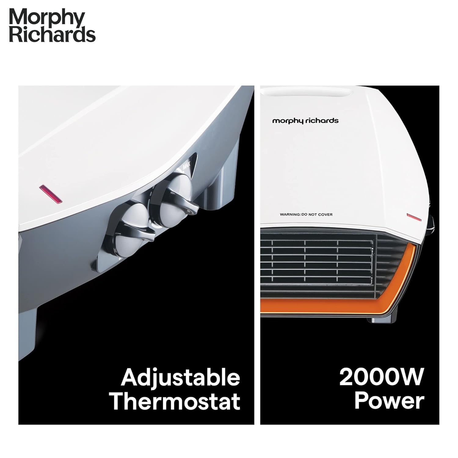 morphy richards Aristo 2000W PTC Fan Room Heater with Adjustable Thermostat (Noiseless Operation_11