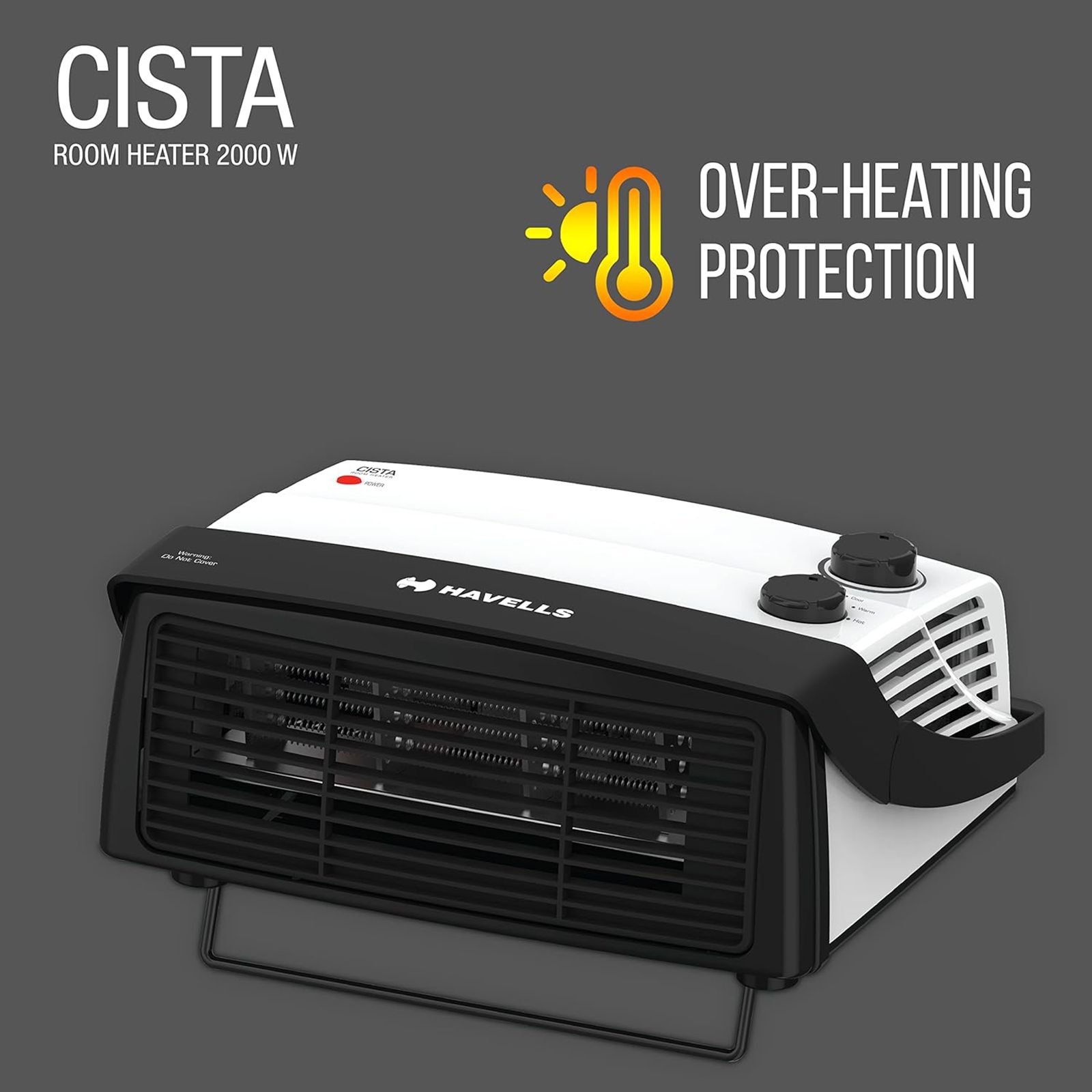 HAVELLS Cista 2000W Fan Room Heater with Faster Heating (Adjustable Height_8