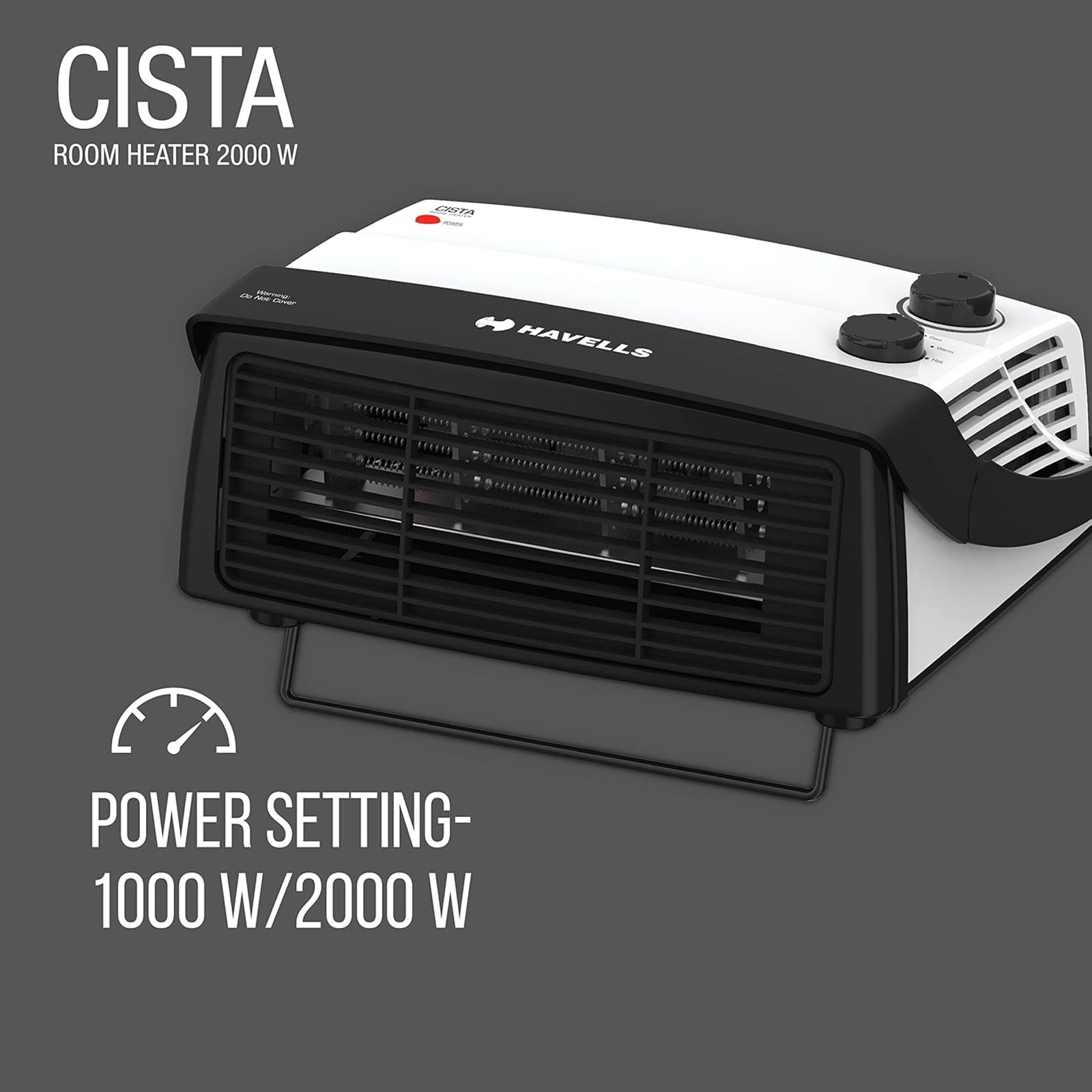 HAVELLS Cista 2000W Fan Room Heater with Faster Heating (Adjustable Height_9