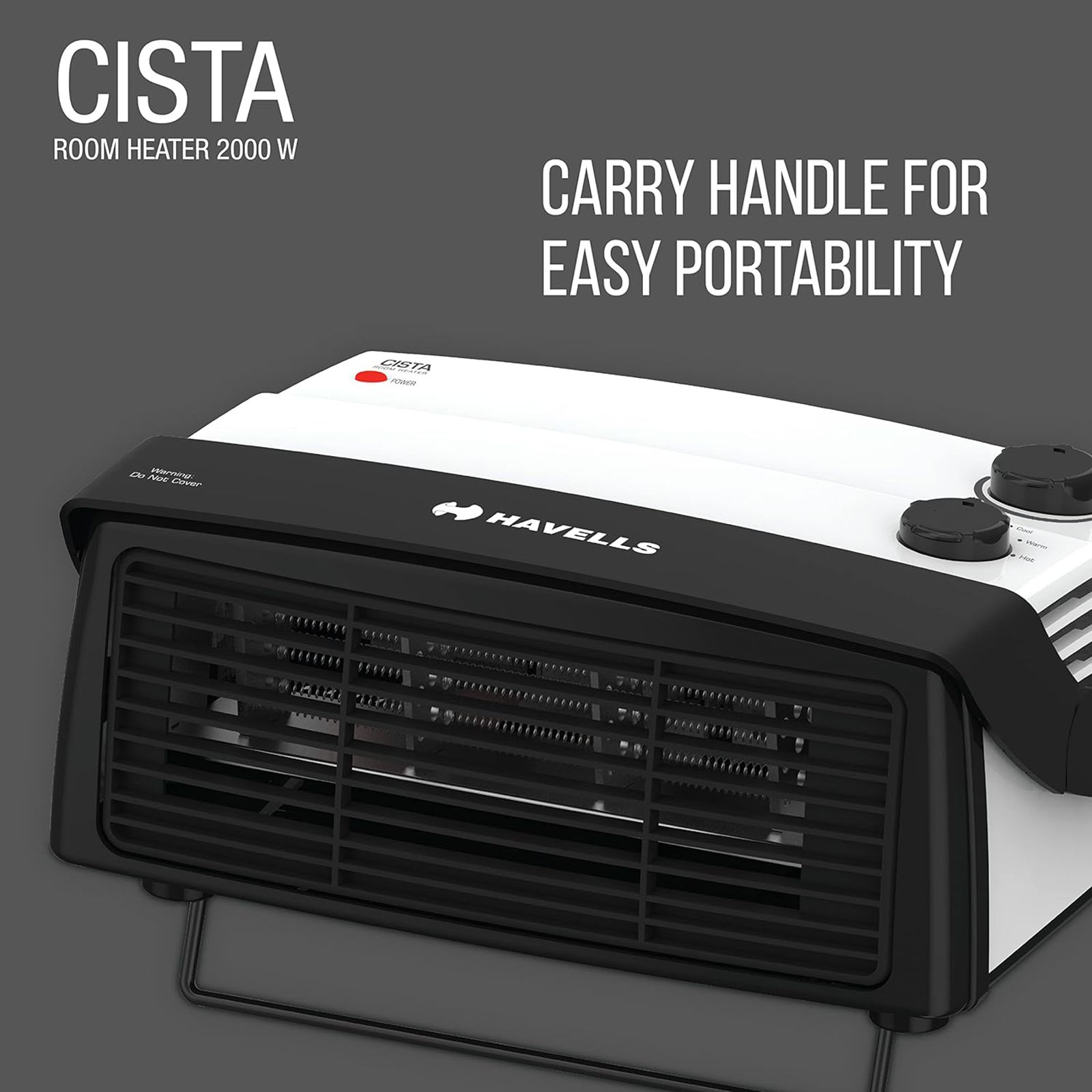 HAVELLS Cista 2000W Fan Room Heater with Faster Heating (Adjustable Height_6