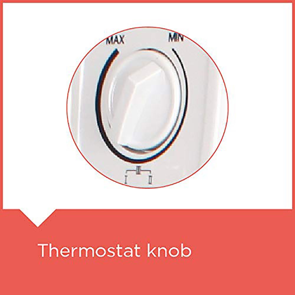 BLACK & DECKER BXRA1301IN 2800W Oil Filled Radiator Room Heater with 13 Fins (Adjustable Thermostat_8