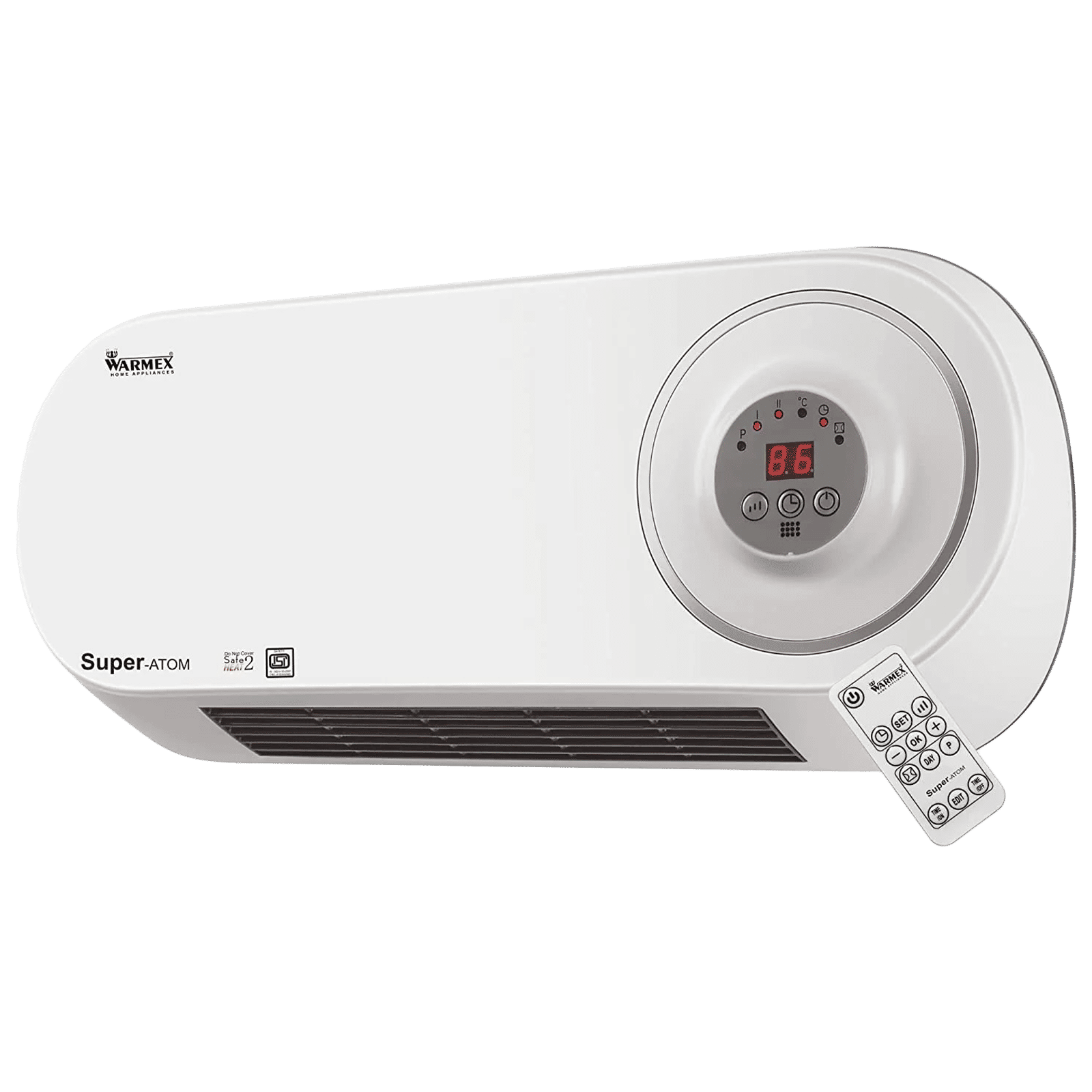 WARMEX Super Atom 2000 Watts PTC Ceramic Room Heater (Over Heat Protection, White) WARMEX Super Atom 2000 Watts PTC Ceramic Room Heater (Over Heat Protection, White)_1